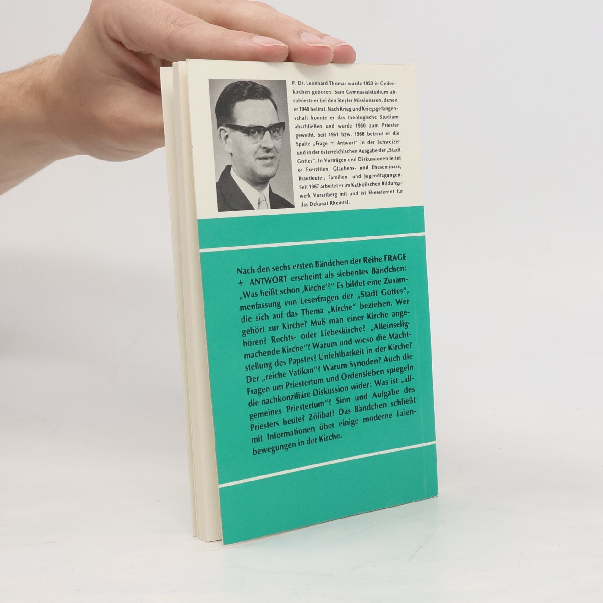 Leonhard Thomas Frage + Antwort - 7: Was heisst schon "Kirche"?