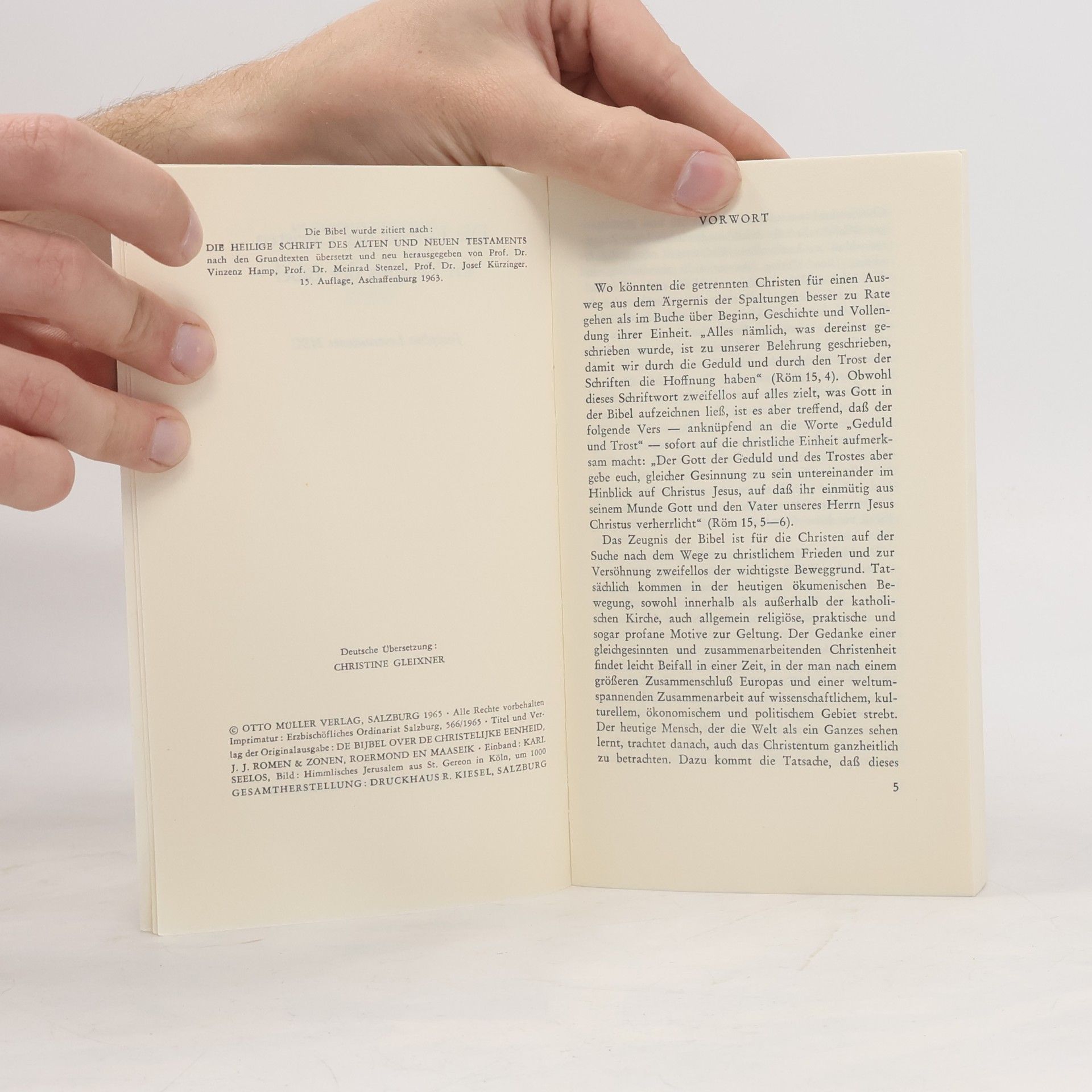 Josephus Lescrauwaet Die Einheit der Christen im Zeugnis der Bibel 4