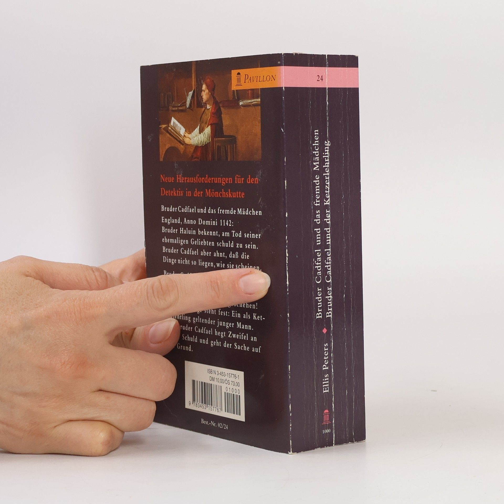 Edith Pargeter Bruder Cadfael und das fremde Mädchen. Bruder Cadfael und der Ketzerlehrling. Zwei mittelalterliche Kriminalromane. Aus d. Engl. v. Jürgen Langowski u. Christel Wiemken