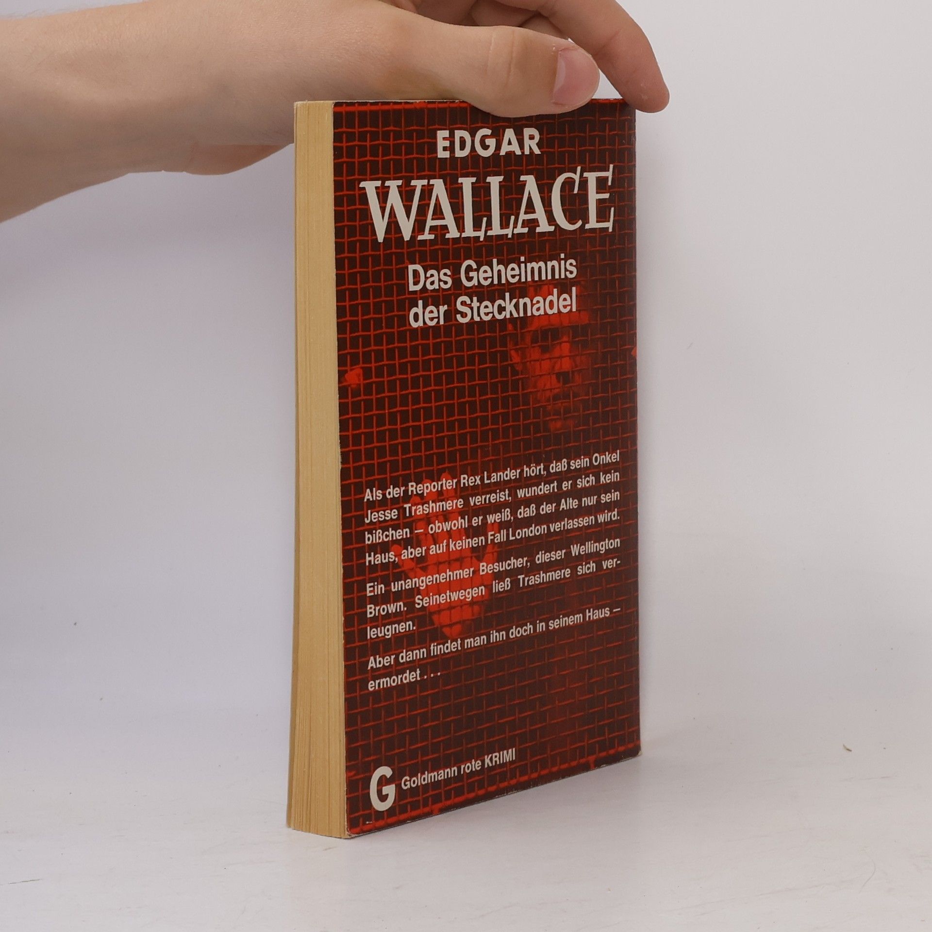 Edgar Wallace Das Geheimnis der Stecknadel