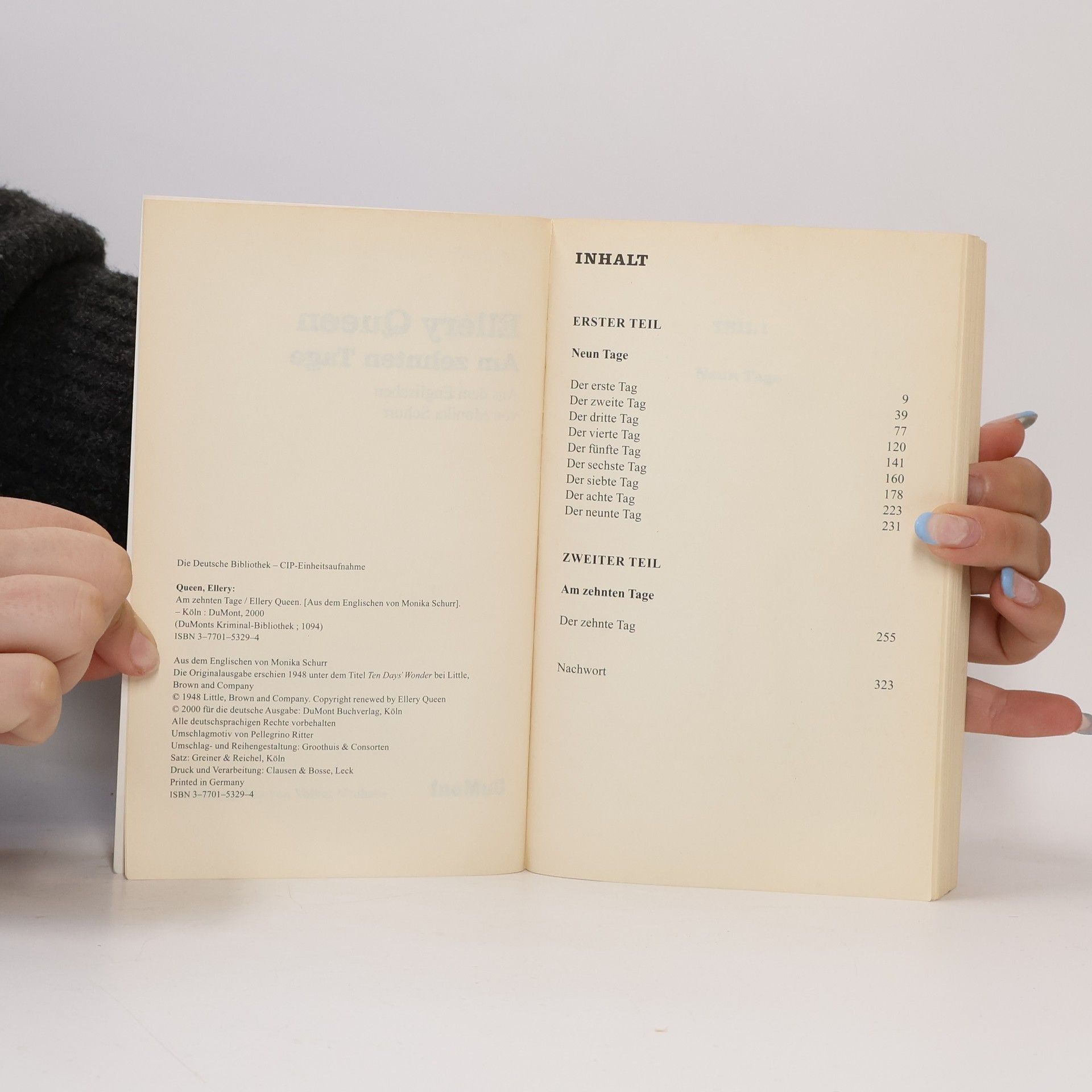 Ellery Queen DuMonts Kriminal-Bibliothek - 1094: Am zehnten Tage
