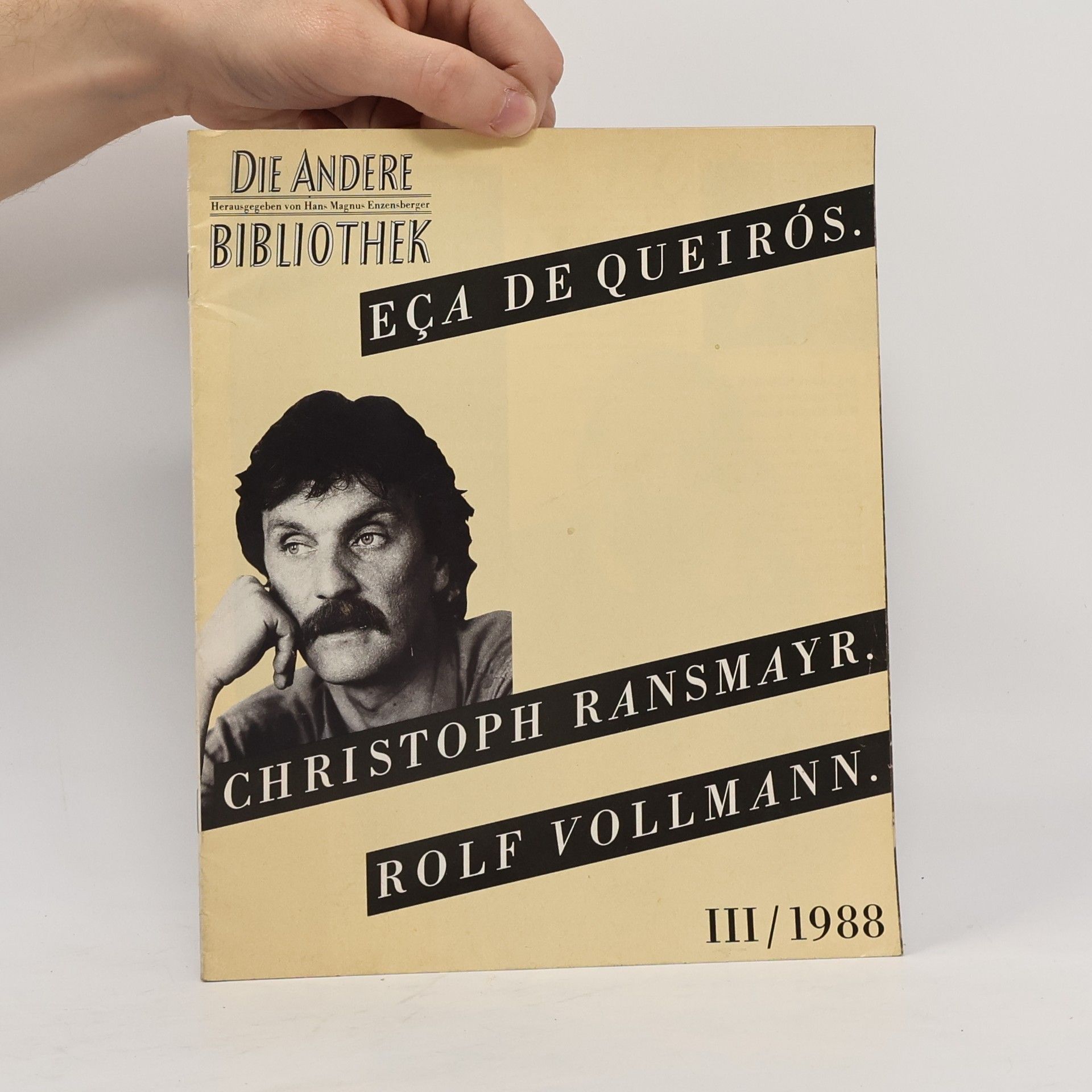 José Maria de Eça de Queirós Die Andere Bibliothek. III/1988