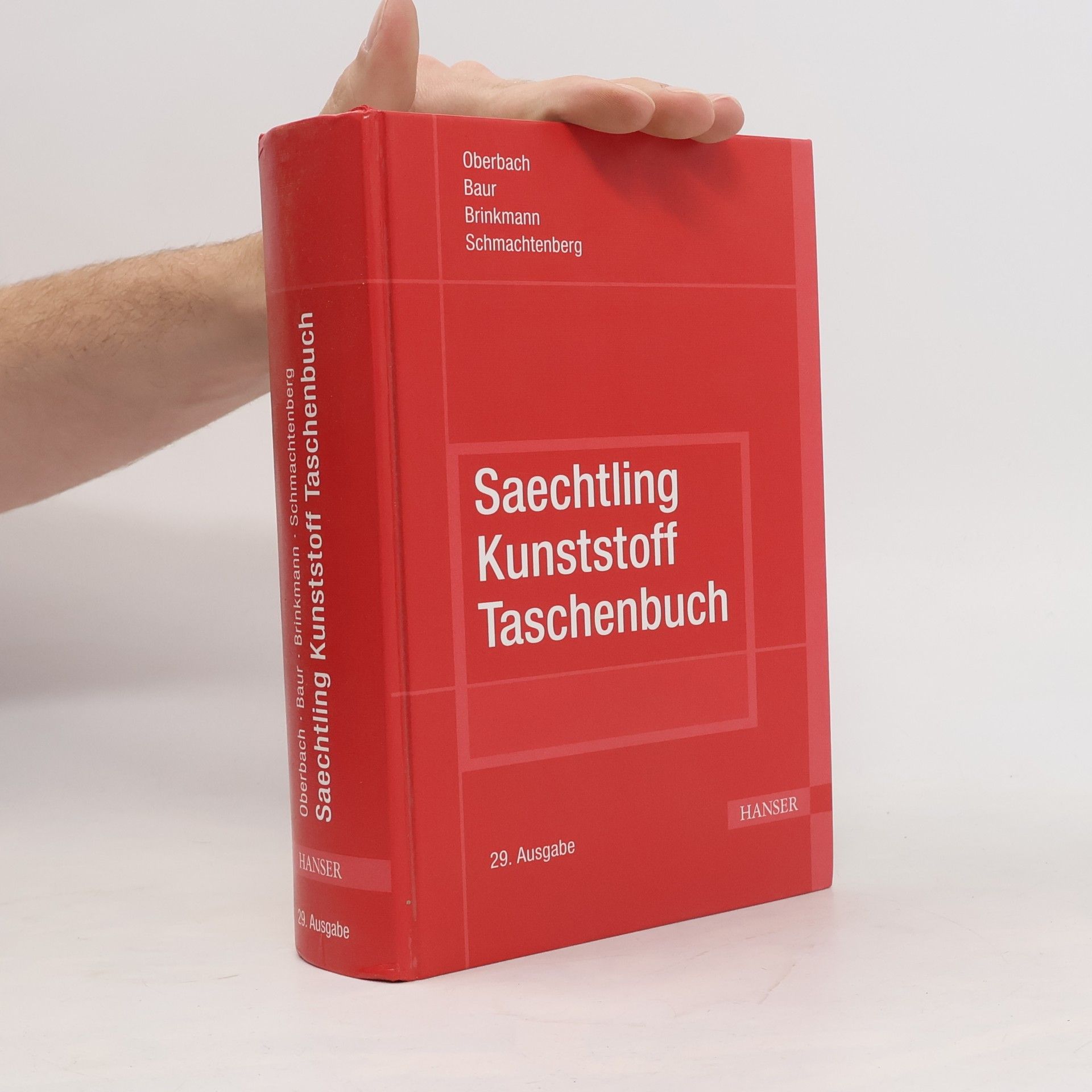 Schmachtenberg Kunststoff-Taschenbuch - 29. Ausgabe