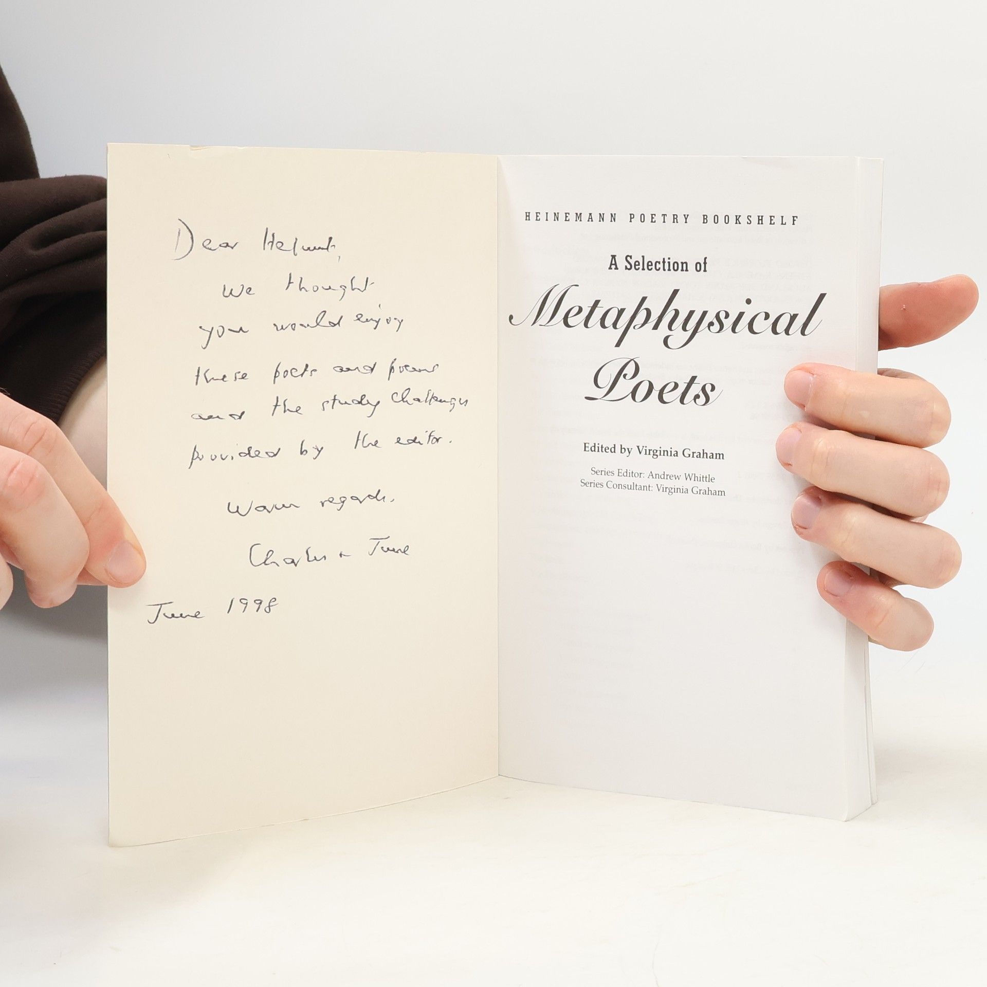 Andrew Marvell Heinemann Poetry Bookshelf: A Selection of Metaphysical Poets