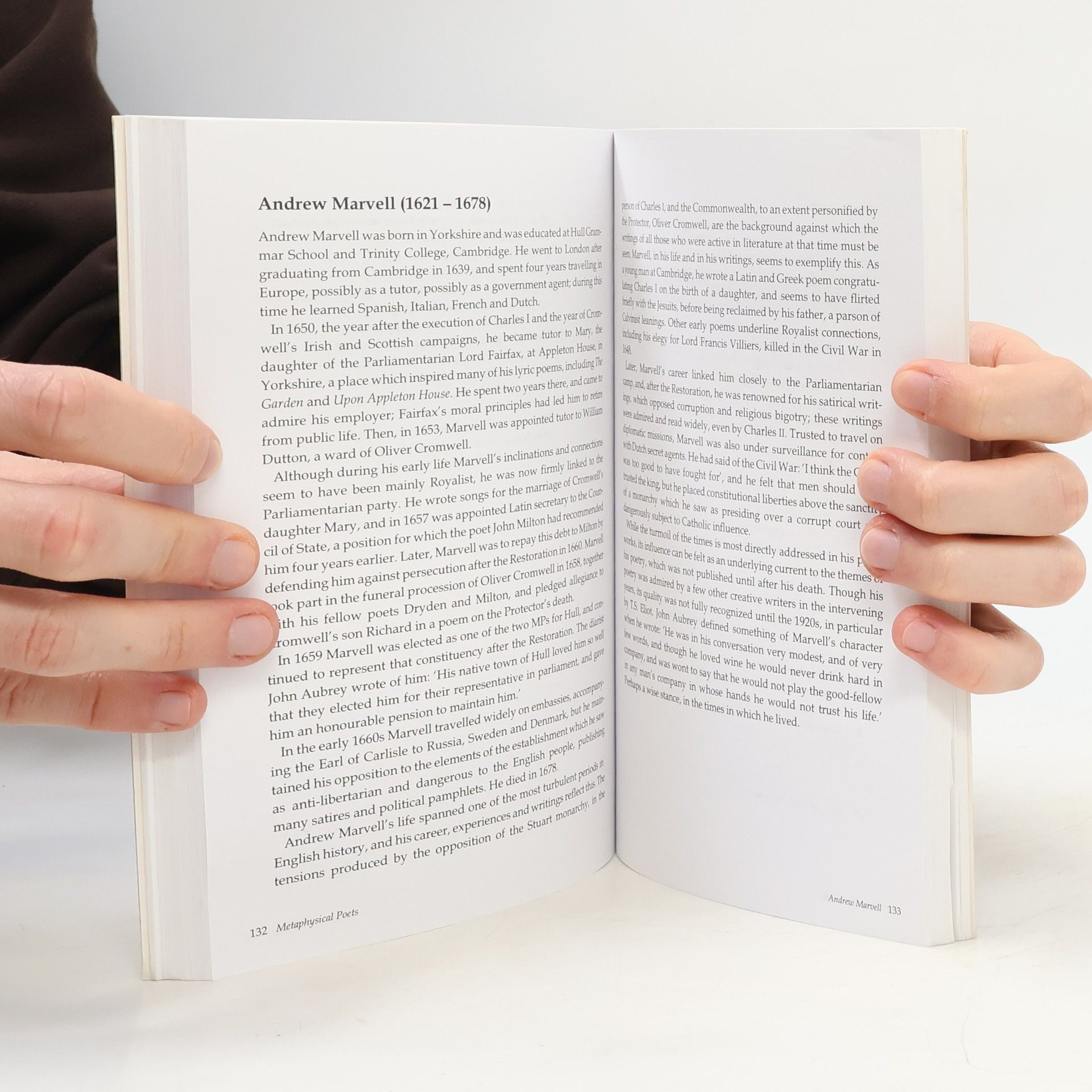 Andrew Marvell Heinemann Poetry Bookshelf: A Selection of Metaphysical Poets