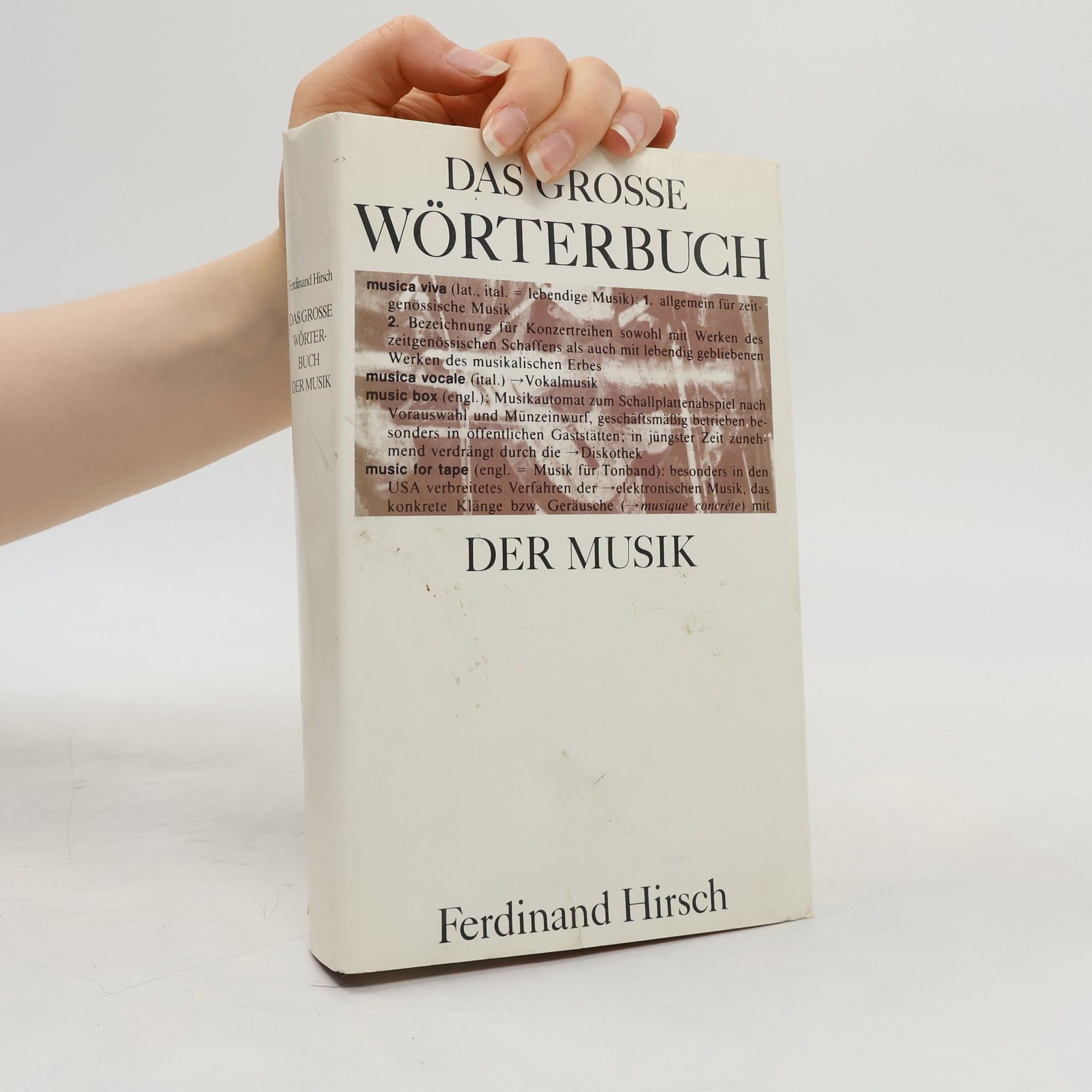 Ferdinand Hirsch Das grosse Wörterbuch der Musik