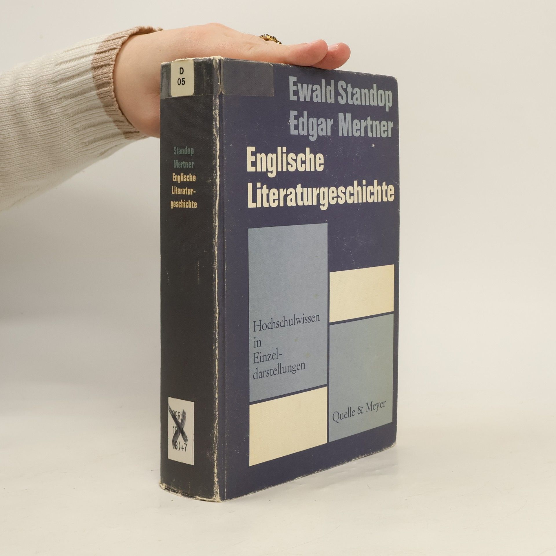 Ewald Standop Englische Literaturgeschichte