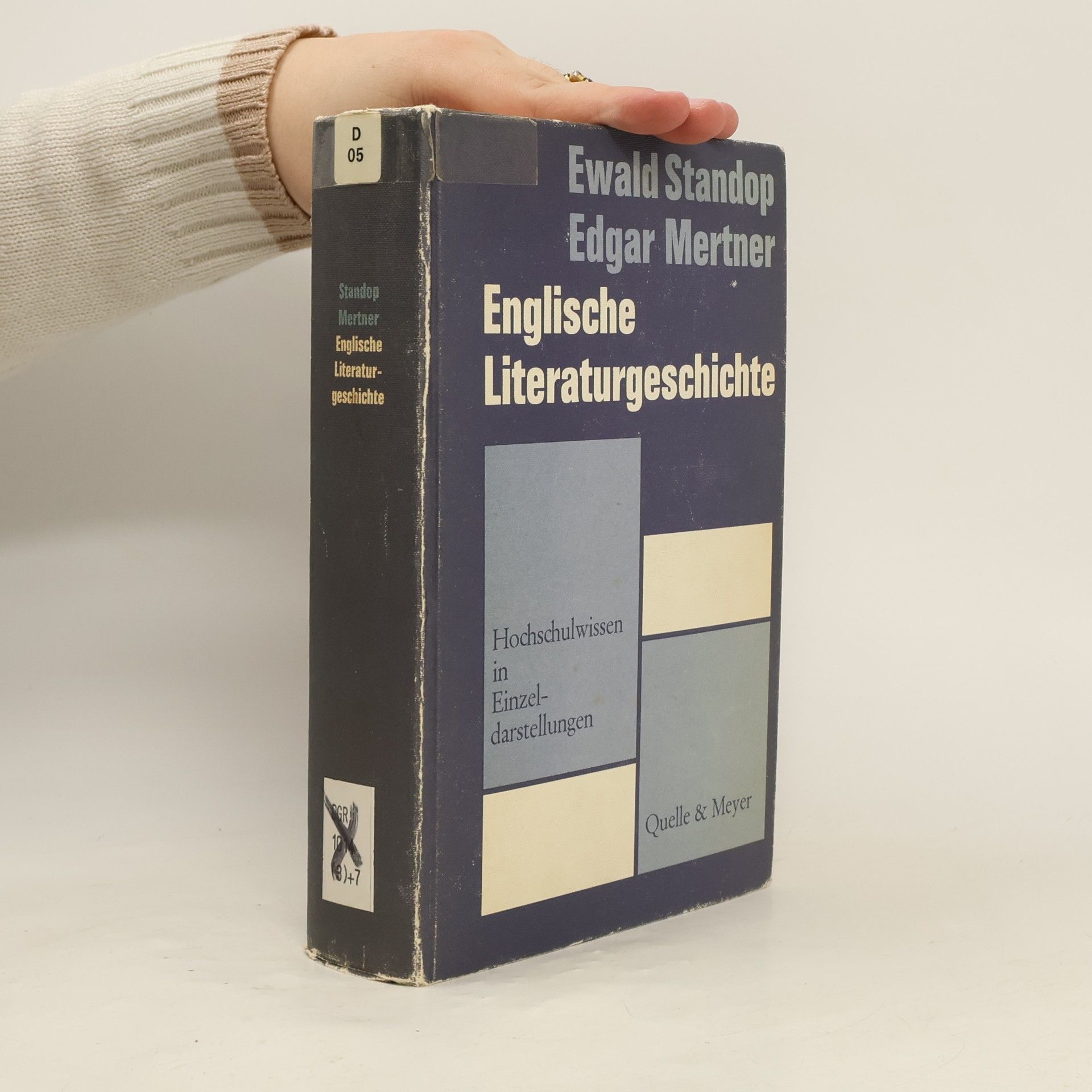 Ewald Standop Englische Literaturgeschichte