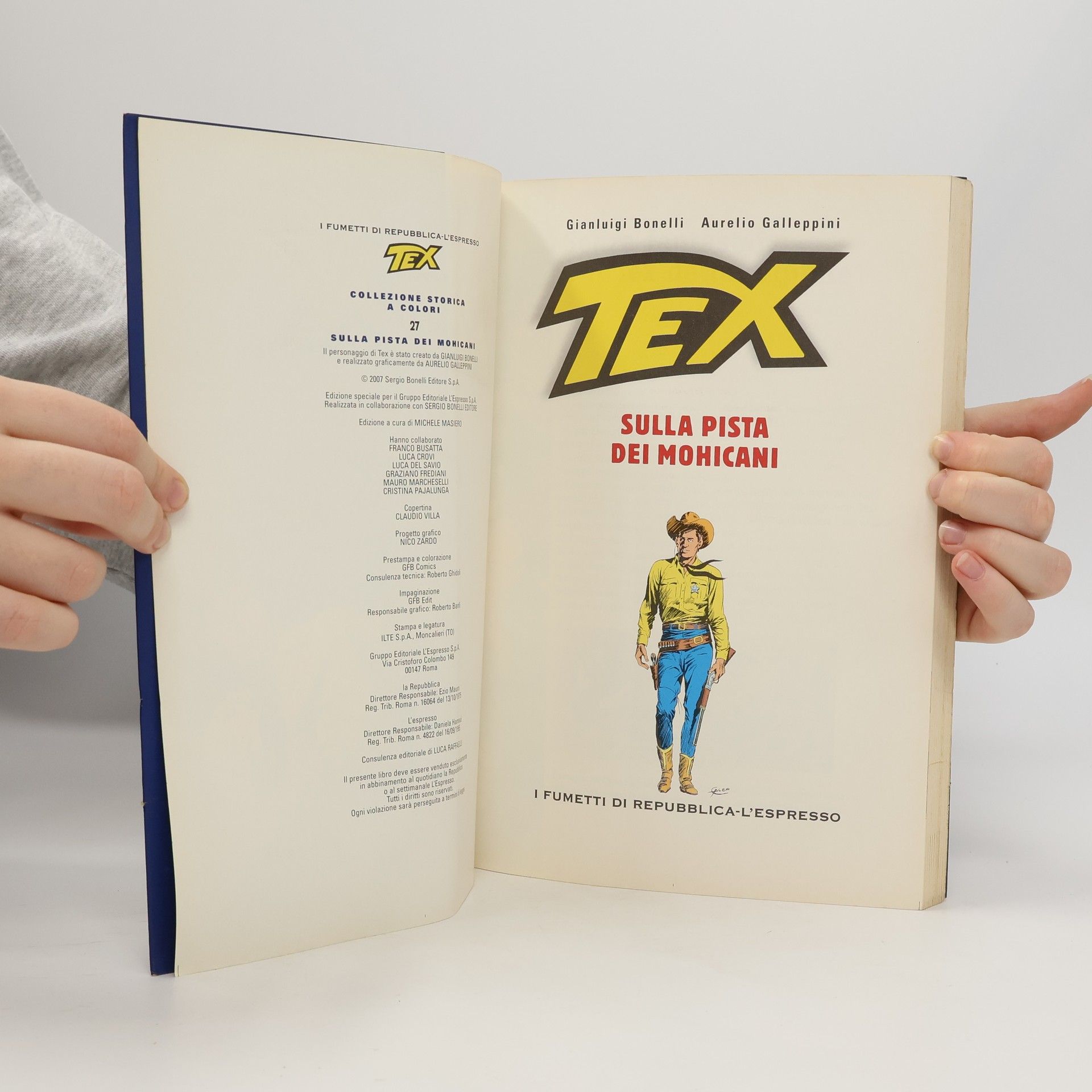 Bonelli Gianluigi Tex 27. Sulla pista dei Mohicani