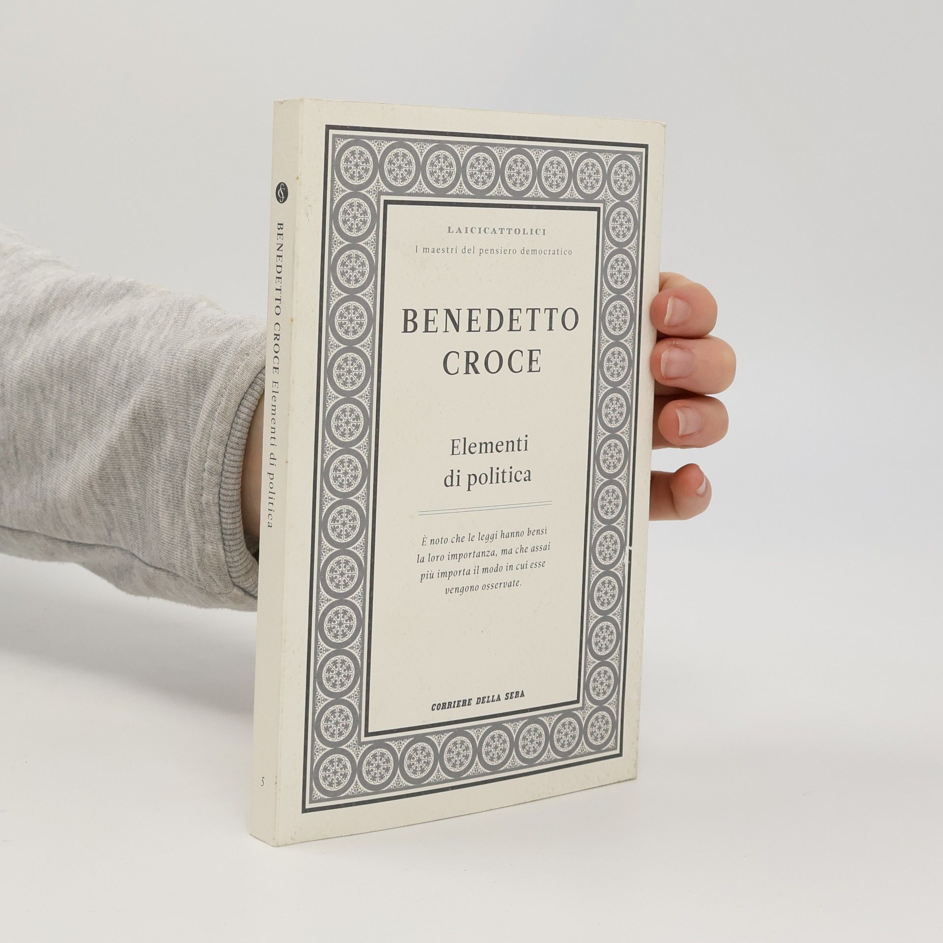 Benedetto Croce Elementi di politica