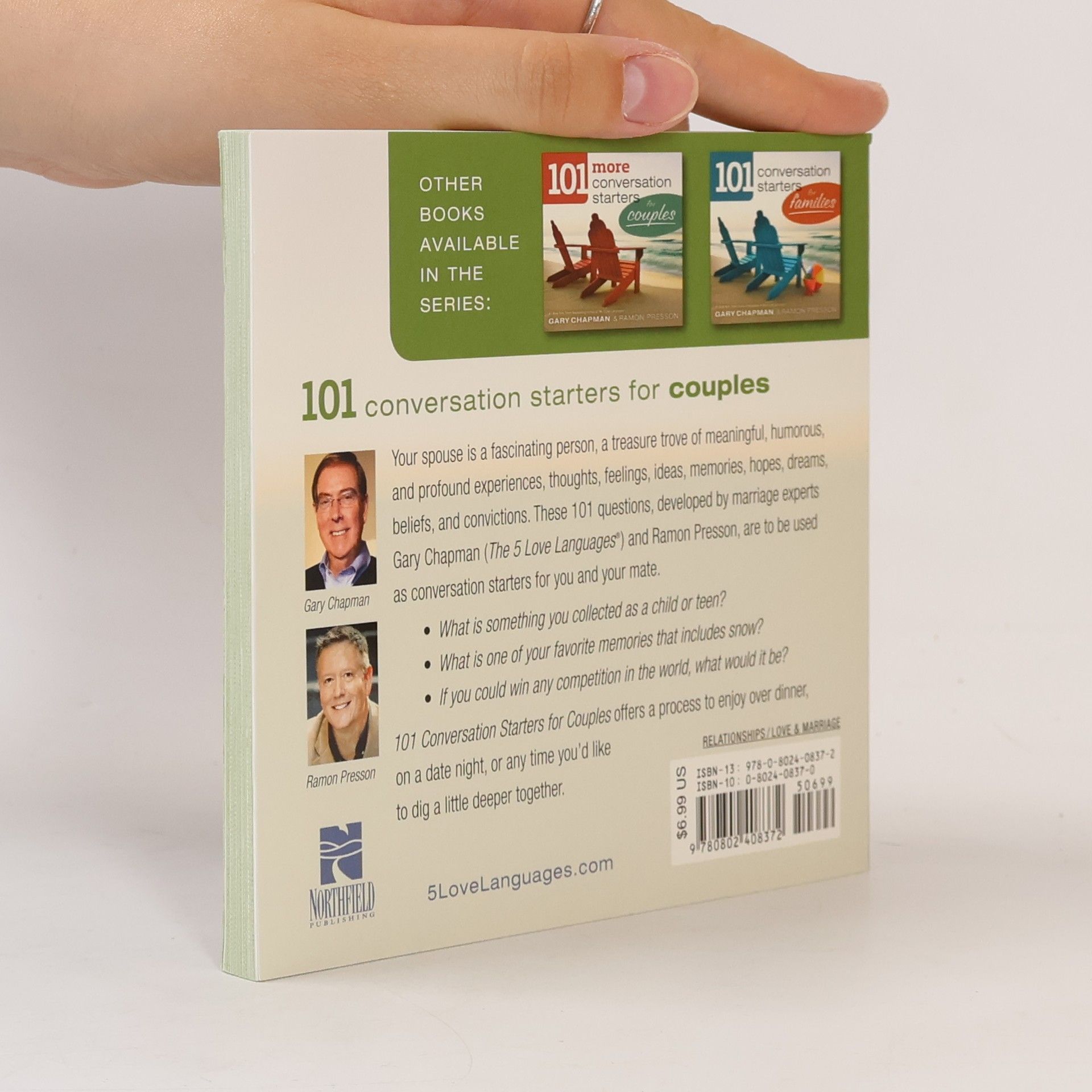 Gary D. Chapman 101 Conversation Starters for Couples