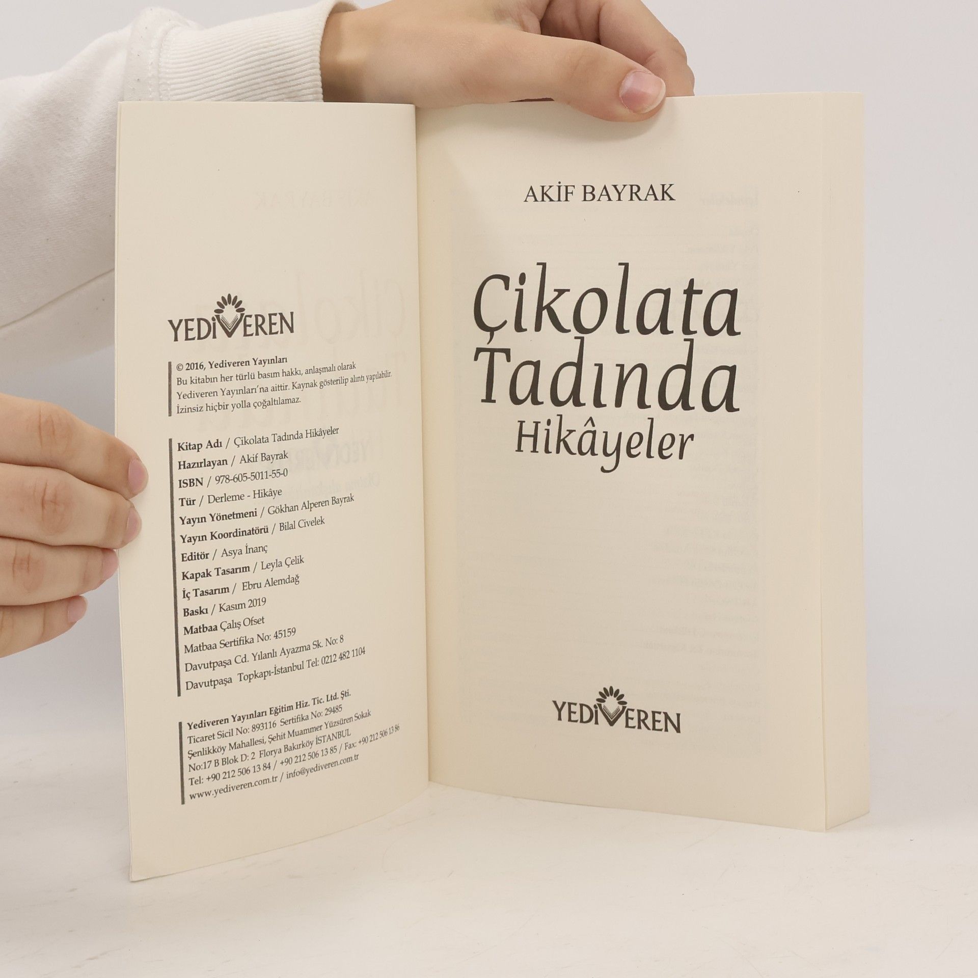 Akif Bayrak Cikolata tadinda hikayeler - 39. BASKI