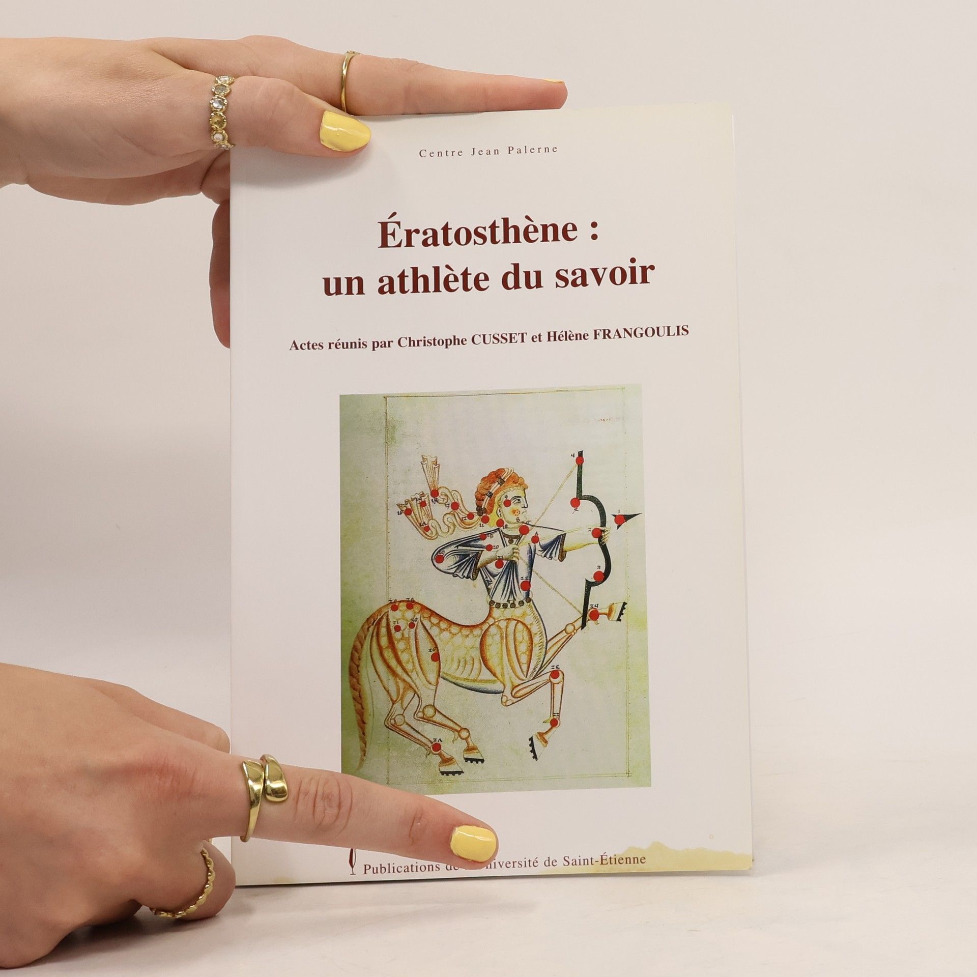Christophe Cusset Eratosthene athlète du savoir - journée d'étude du vendredi 2 juin 2006, Université de Saint-Étienne