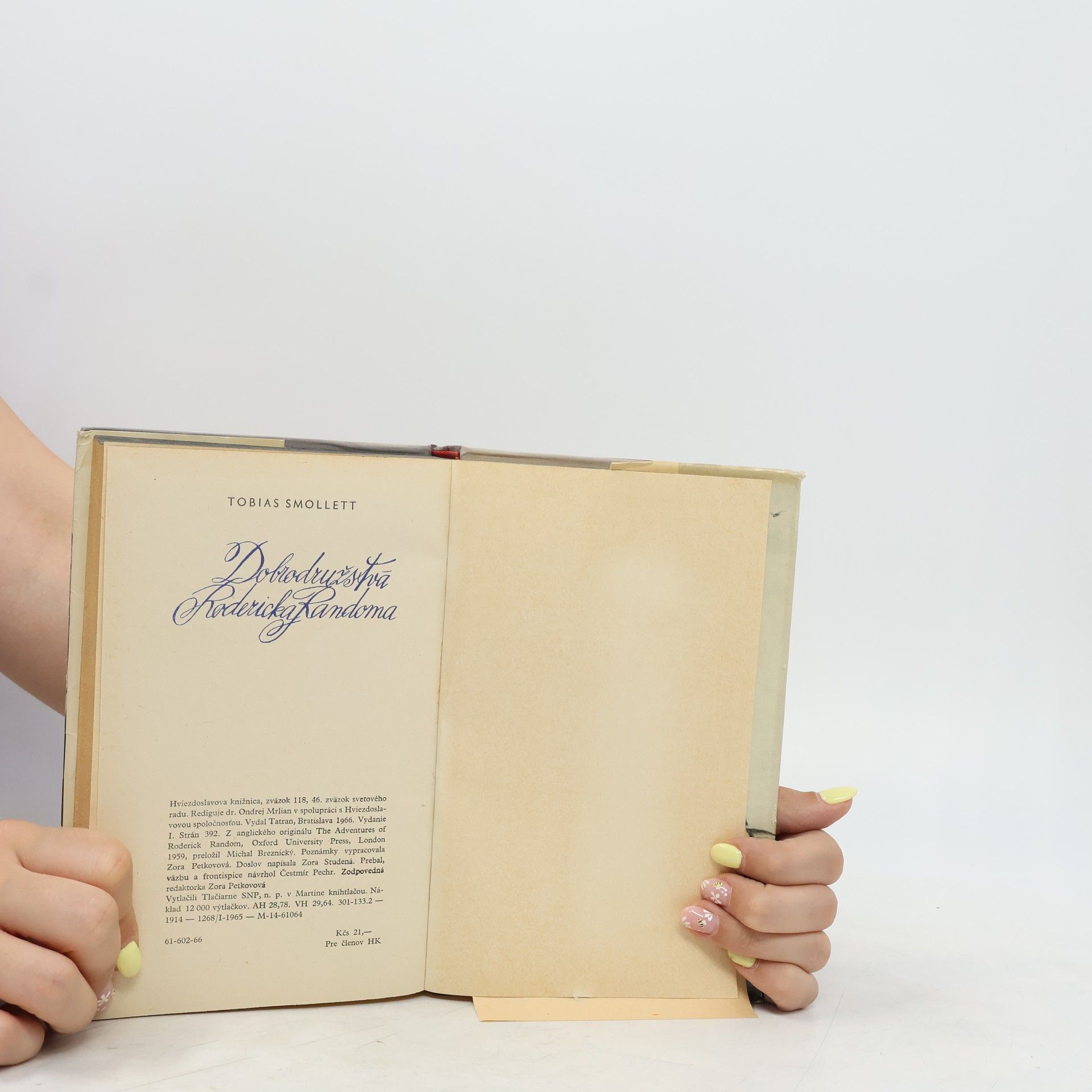 Tobias Smollett Dobrodružstvá Rodericka Randoma