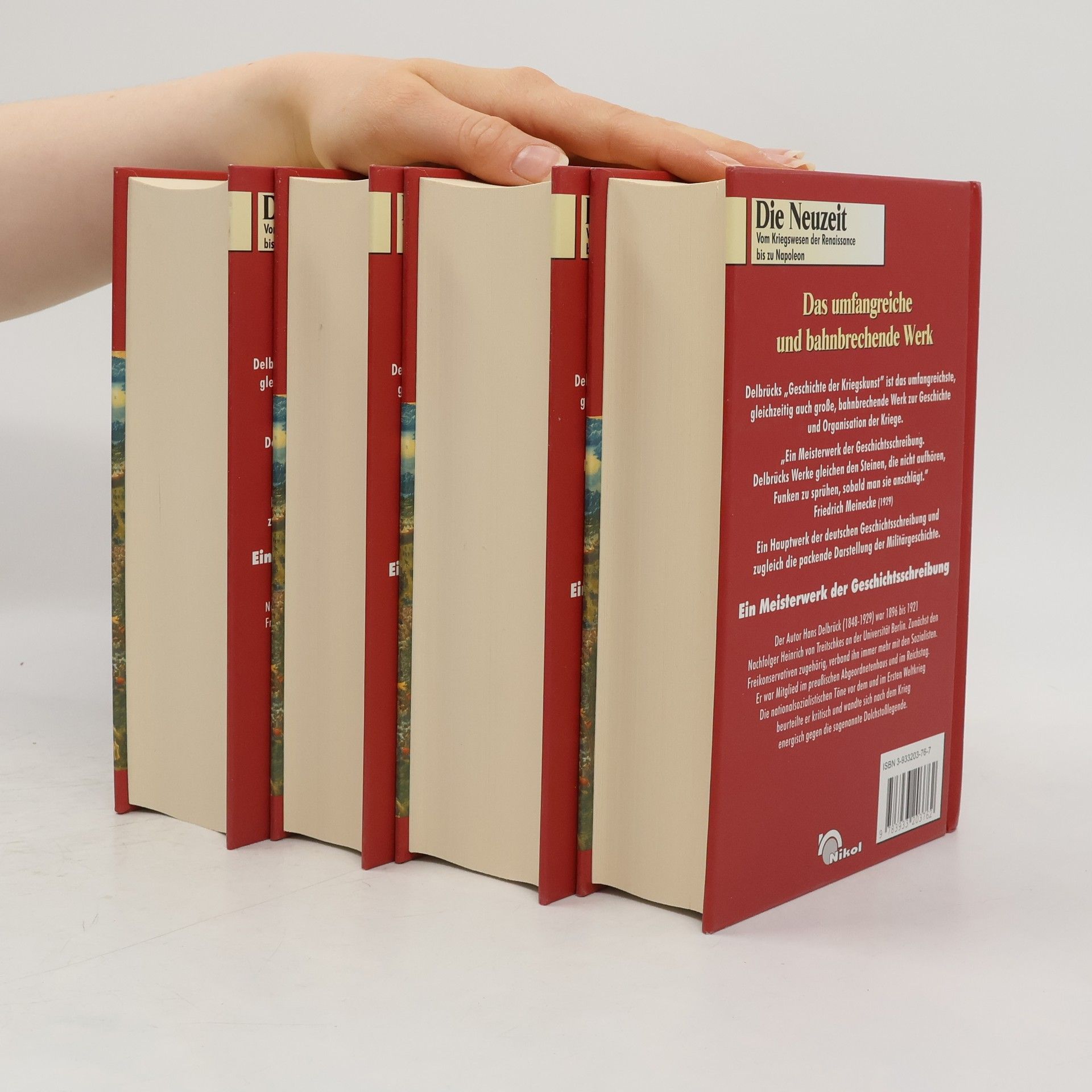 Hans Delbrück Geschichte der Kriegskunst (4 Bände, komplett)