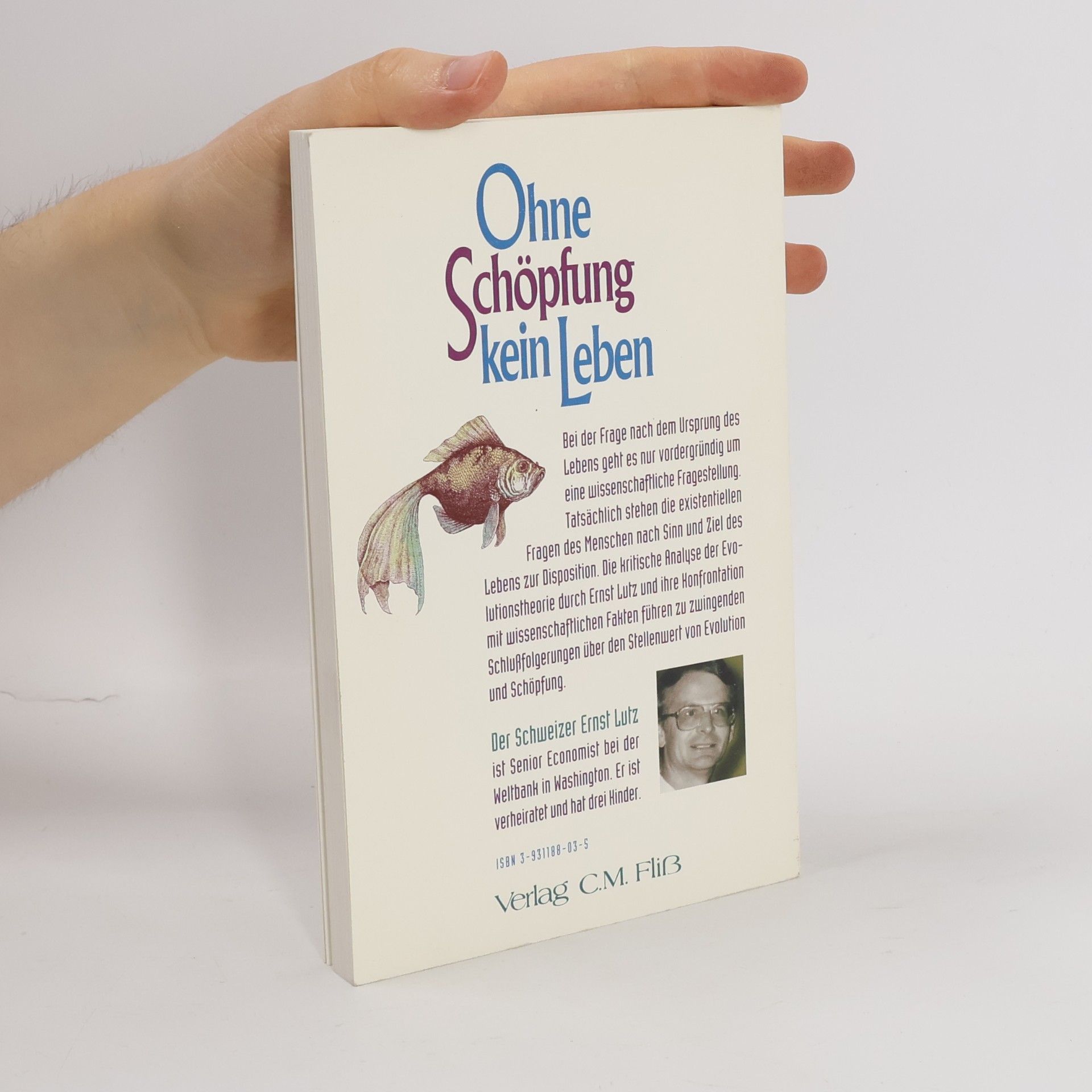 Ernst Lutz Ohne Schöpfung kein Leben