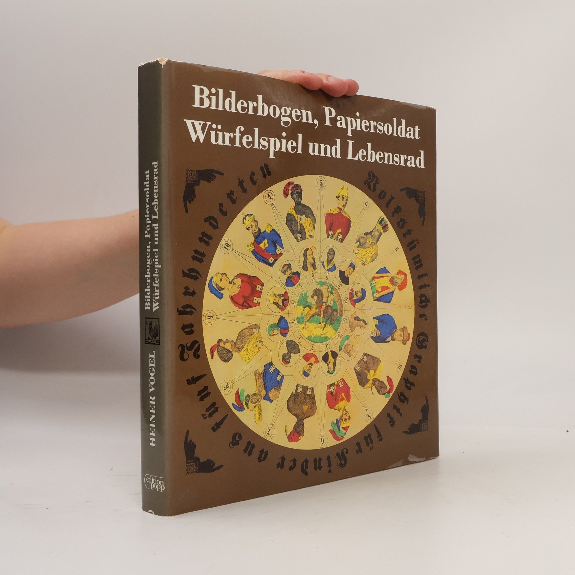 Heiner Vogel Bilderbogen, Papiersoldat, Würfelspiel und Lebensrad