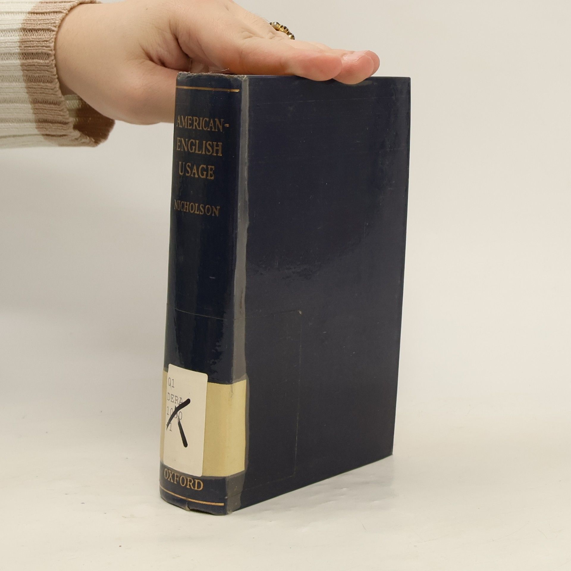 Margaret Nicholson A Dictionary of American-English Usage