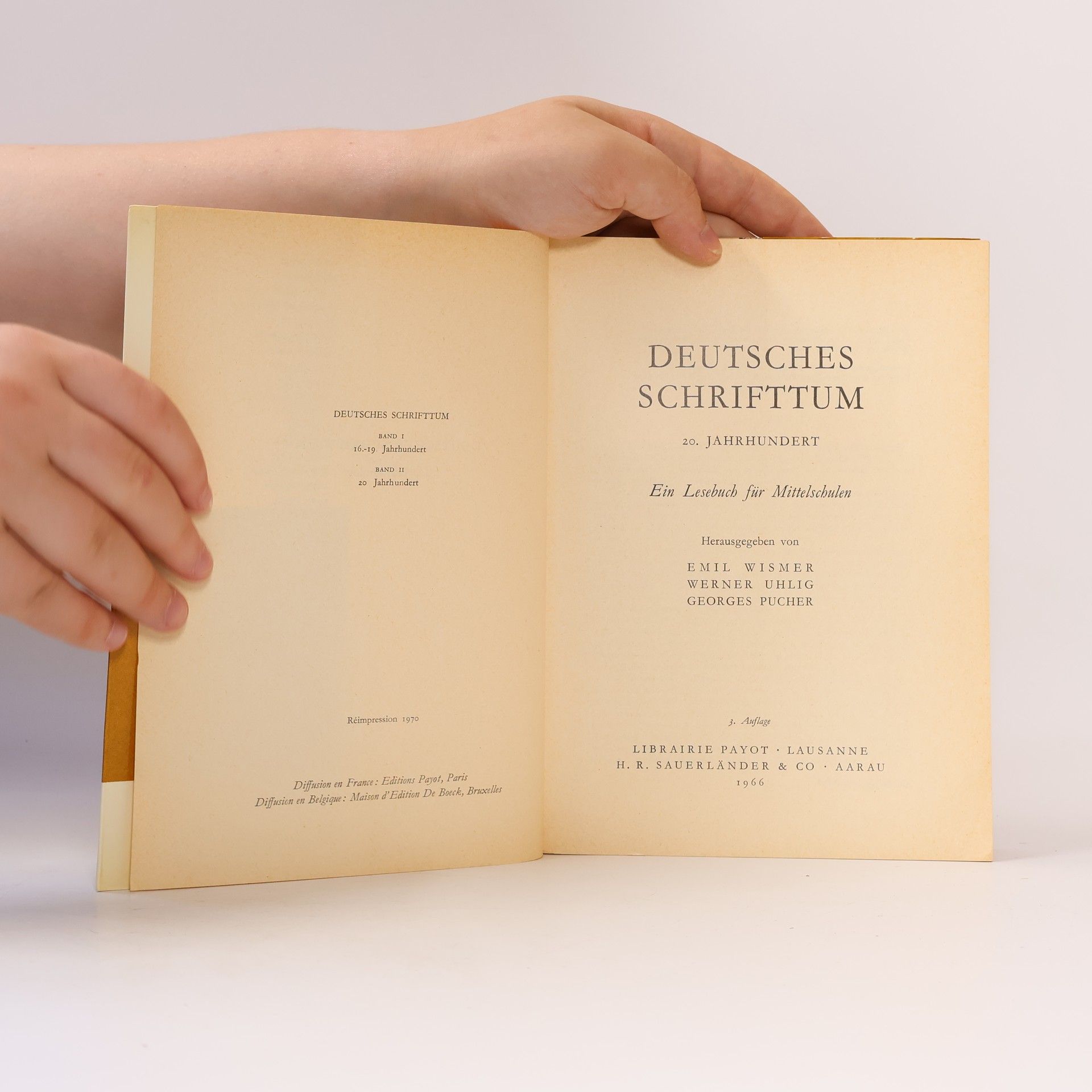 Emil Wismer Deutsches Schrifttum