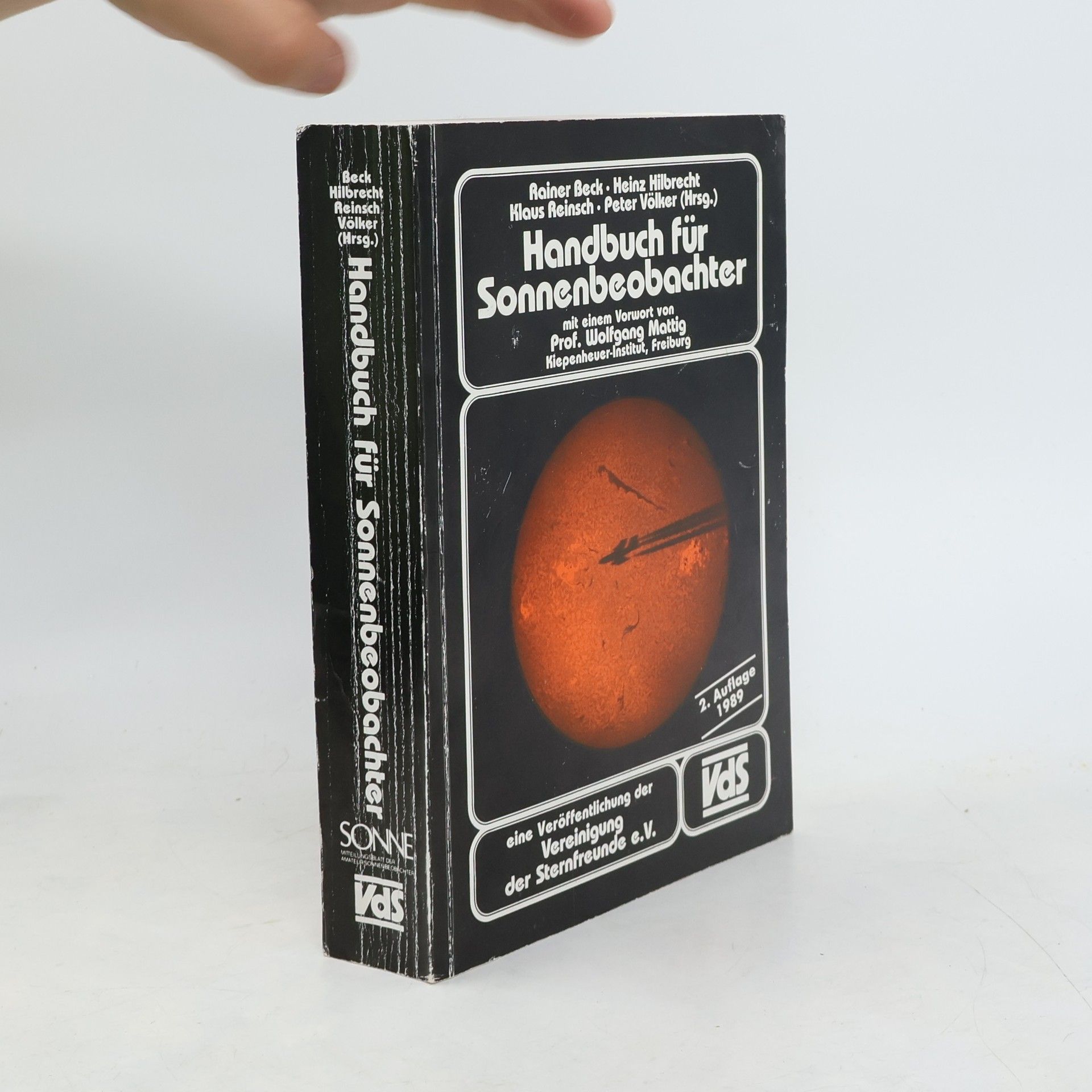 Peter Völker Handbuch für Sonnenbeobachter - 2. Auflage 1989
