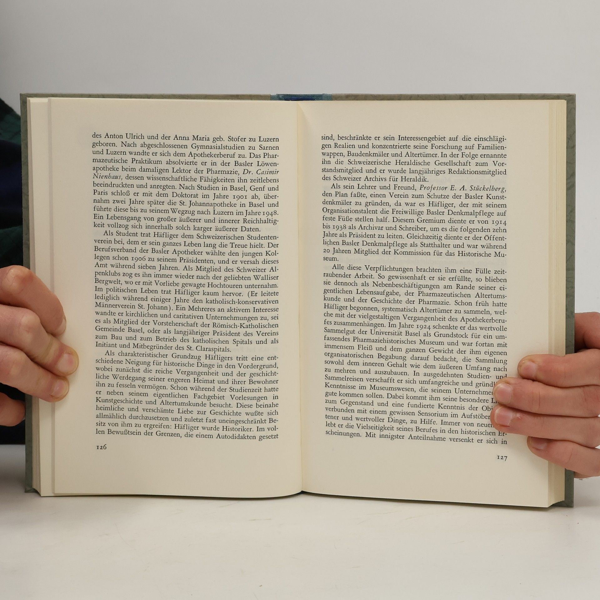 Gustav Steiner Basler Jahrbuch 1956