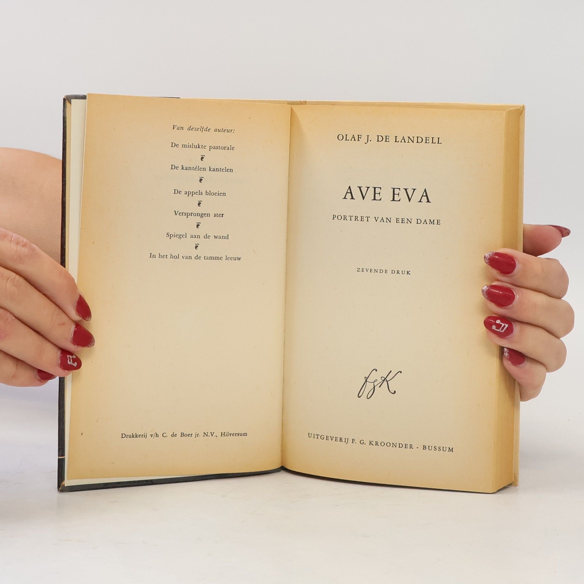 Olaf J. de Landell Ave Eva