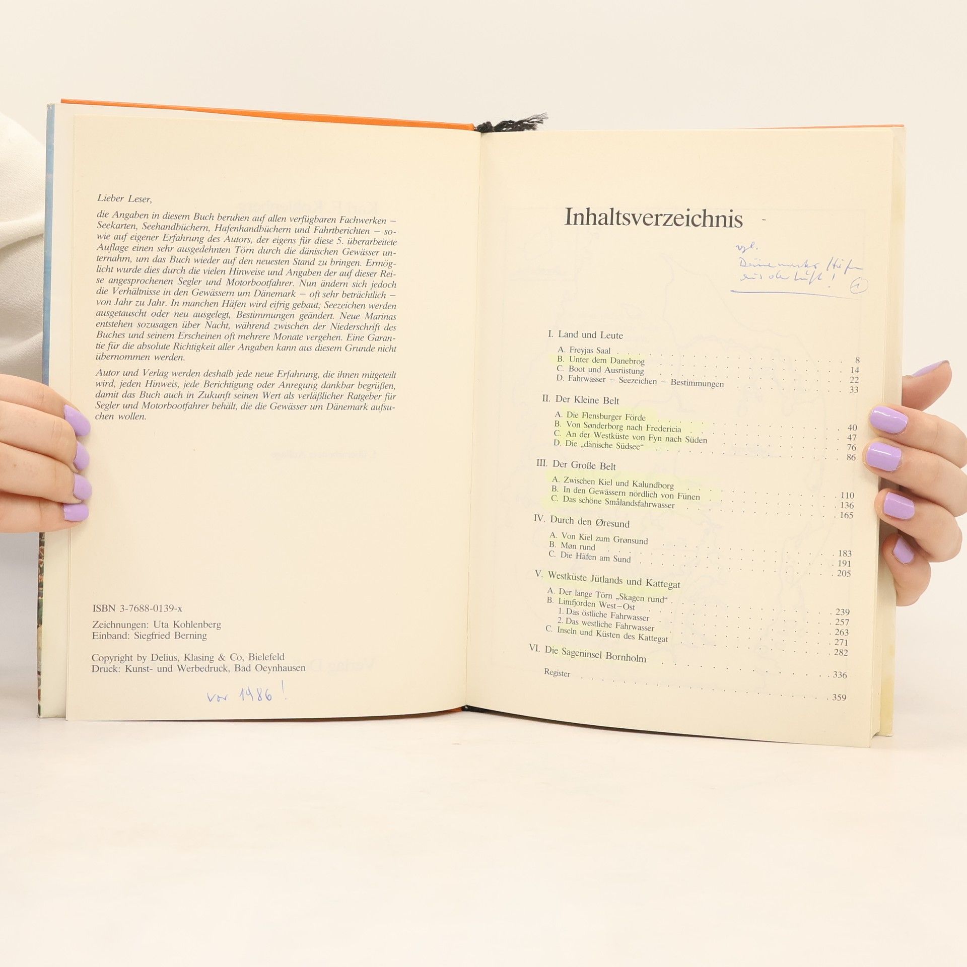 Karl-Friedrich Kohlenberg Die Gewässer um Dänemark