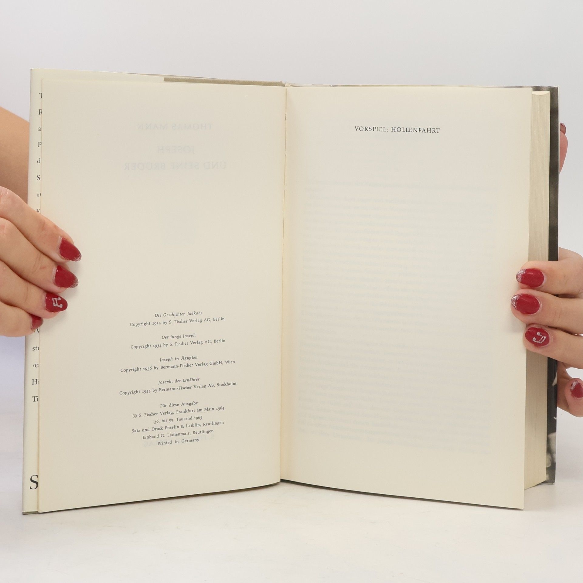 Thomas Mann Joseph und seine Brüder