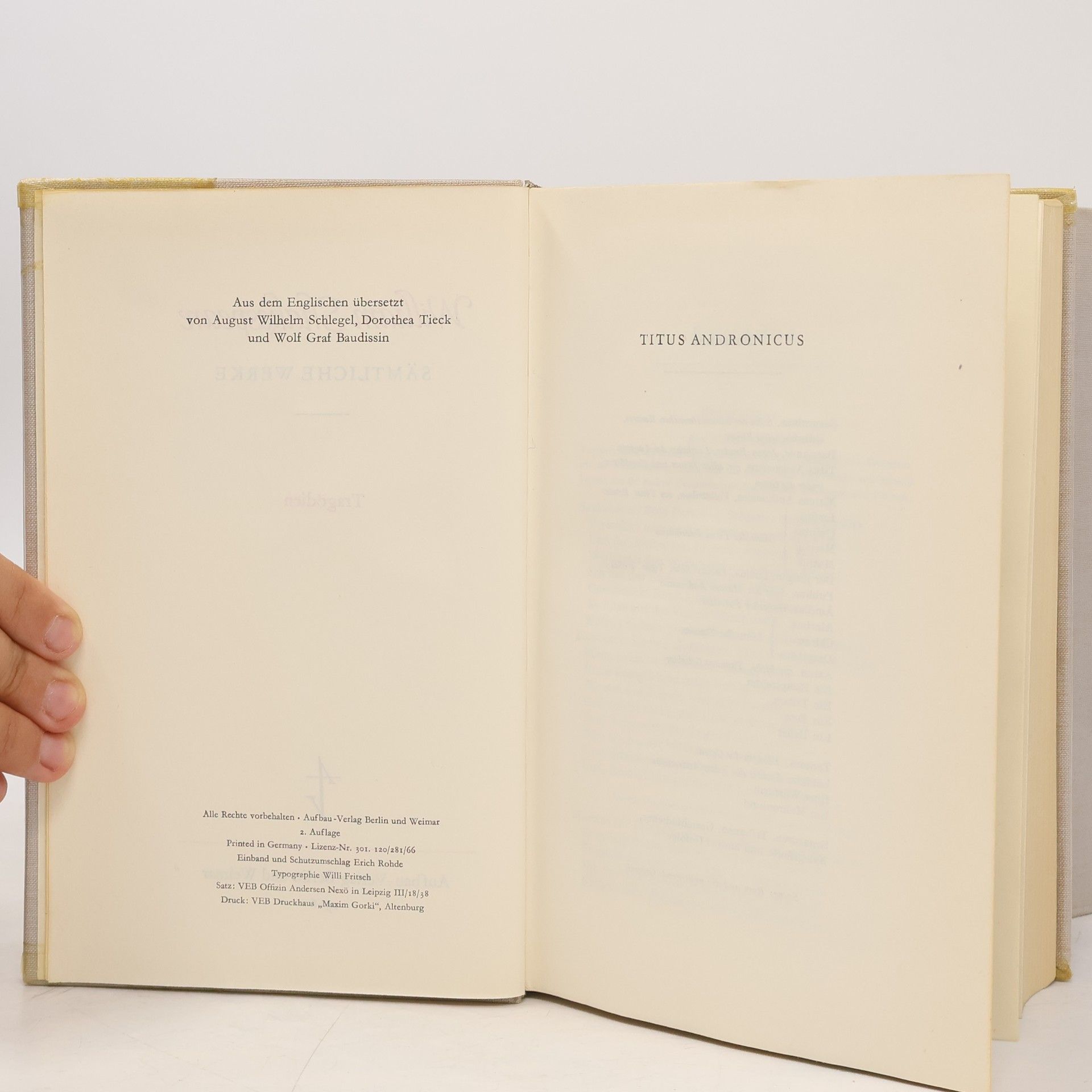 William Shakespeare Sämtliche Werke 1-4