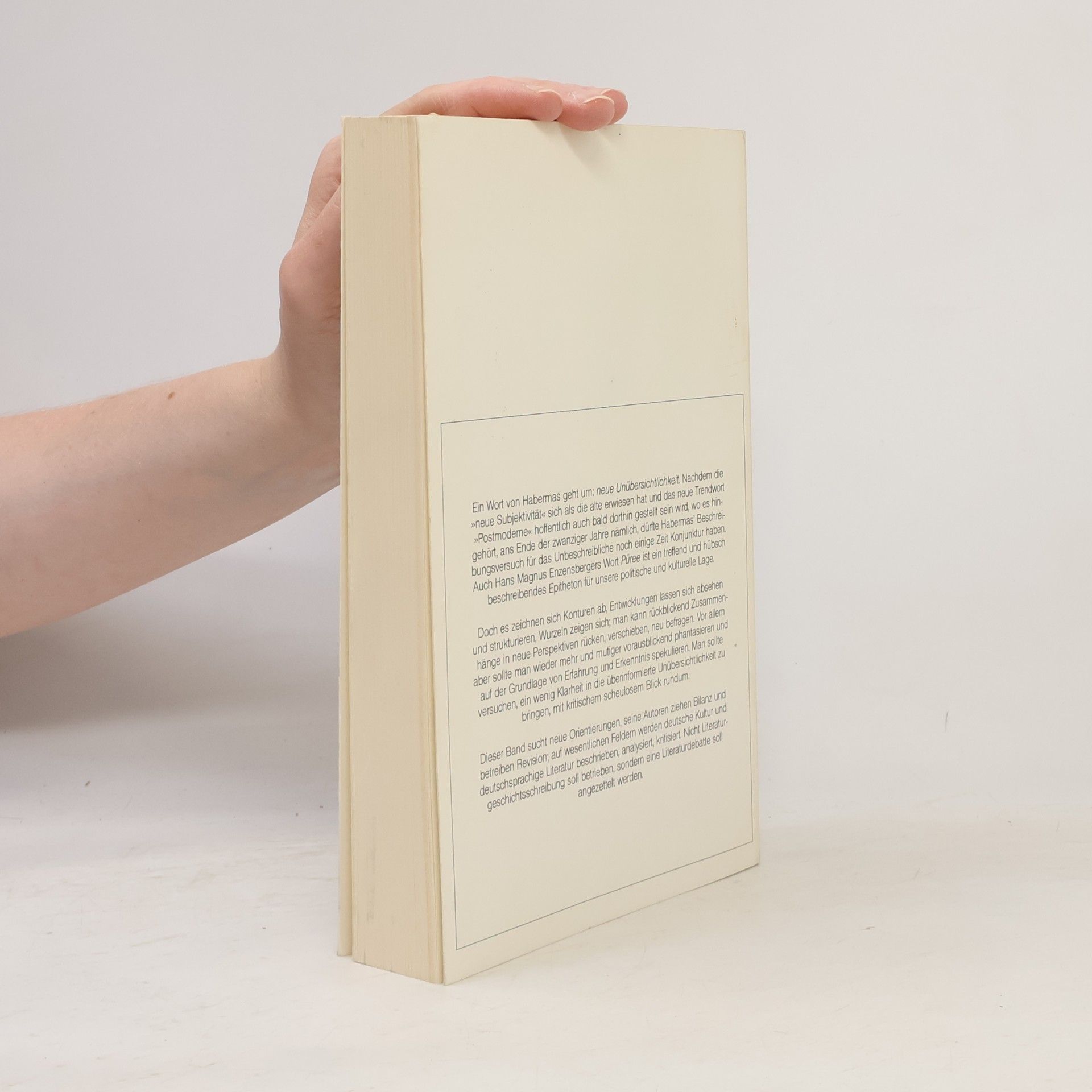 Heinz Ludwig Arnold Bestandsaufnahme Gegenwartsliteratur