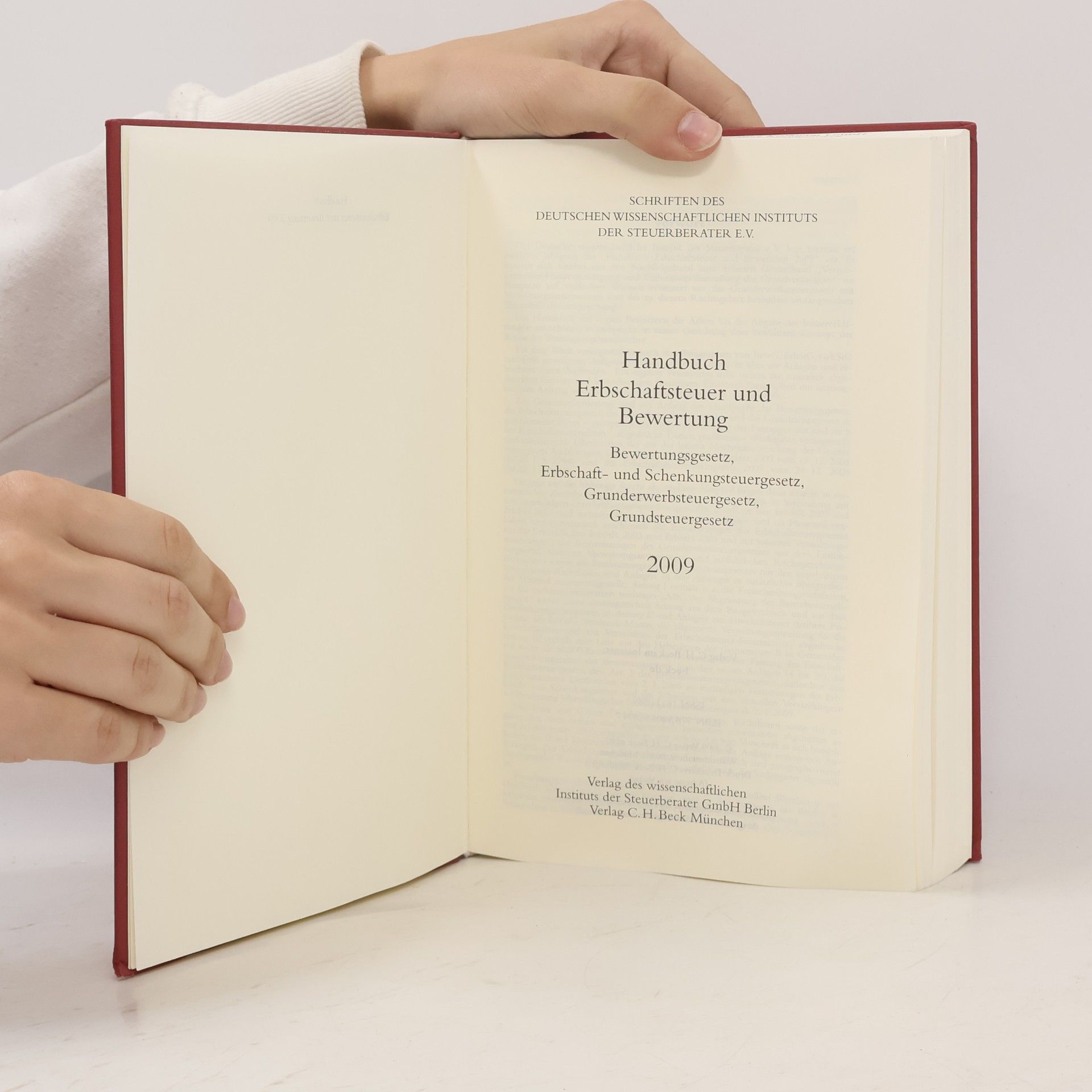Autorenkollektiv Handbuch Erbschaftsteuer und Bewertung 2009