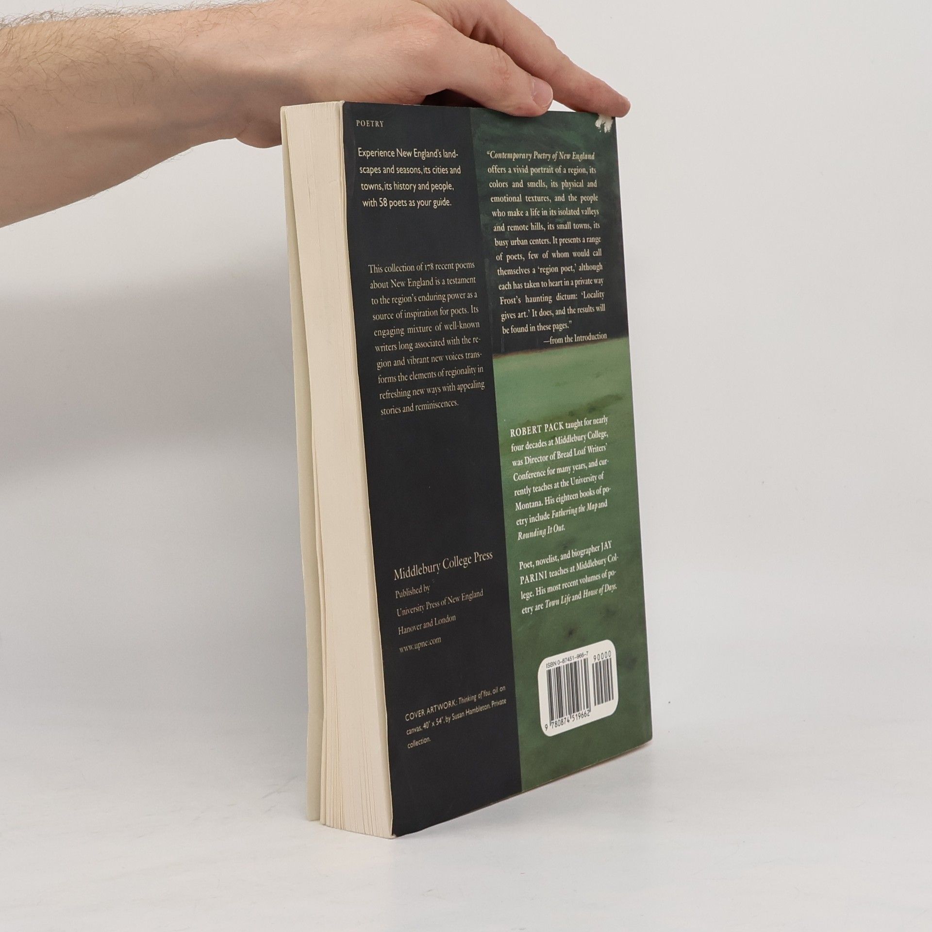 Robert Pack Contemporary Poetry of New England
