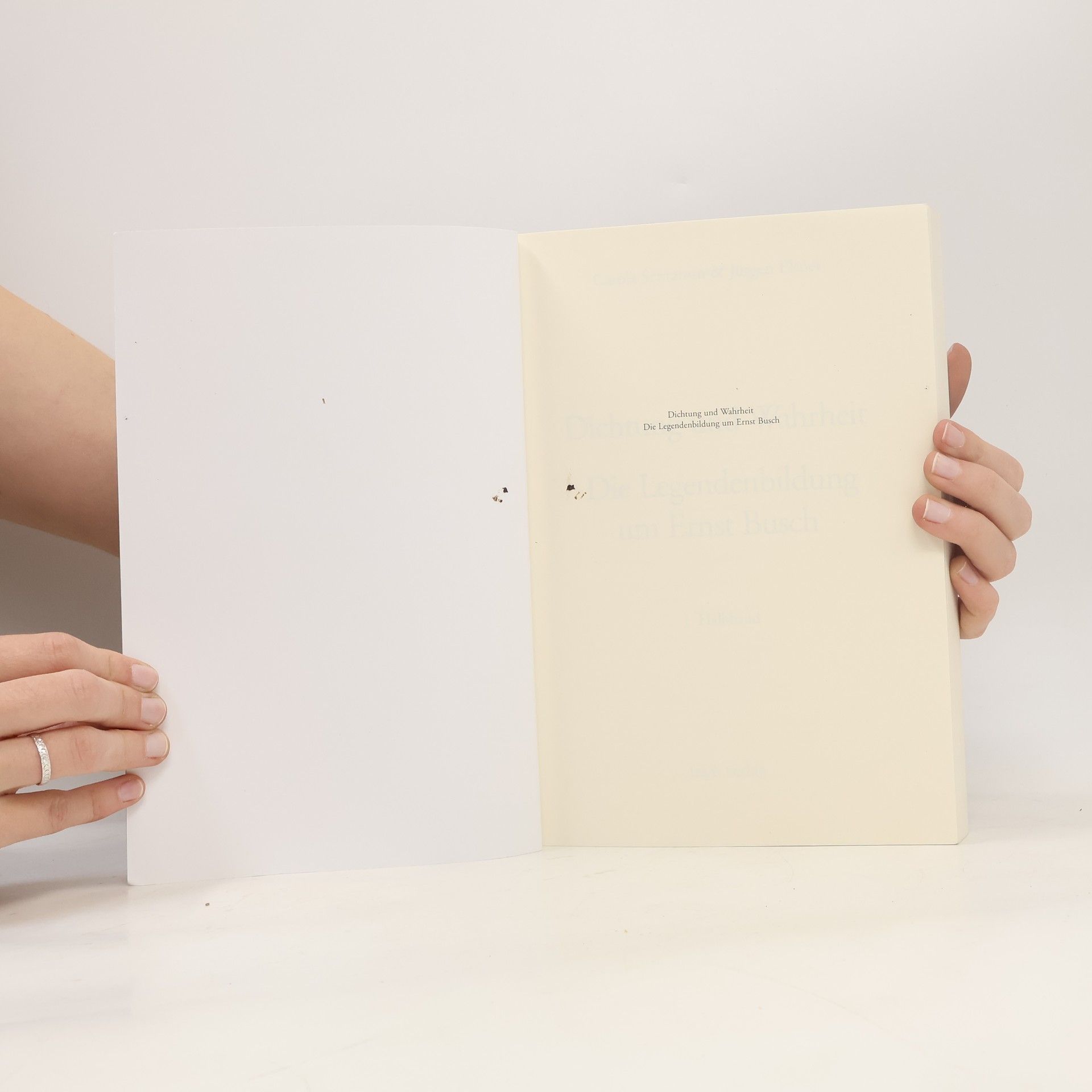 Dichtung und Wahrheit - die Legendenbildung um Ernst Busch
