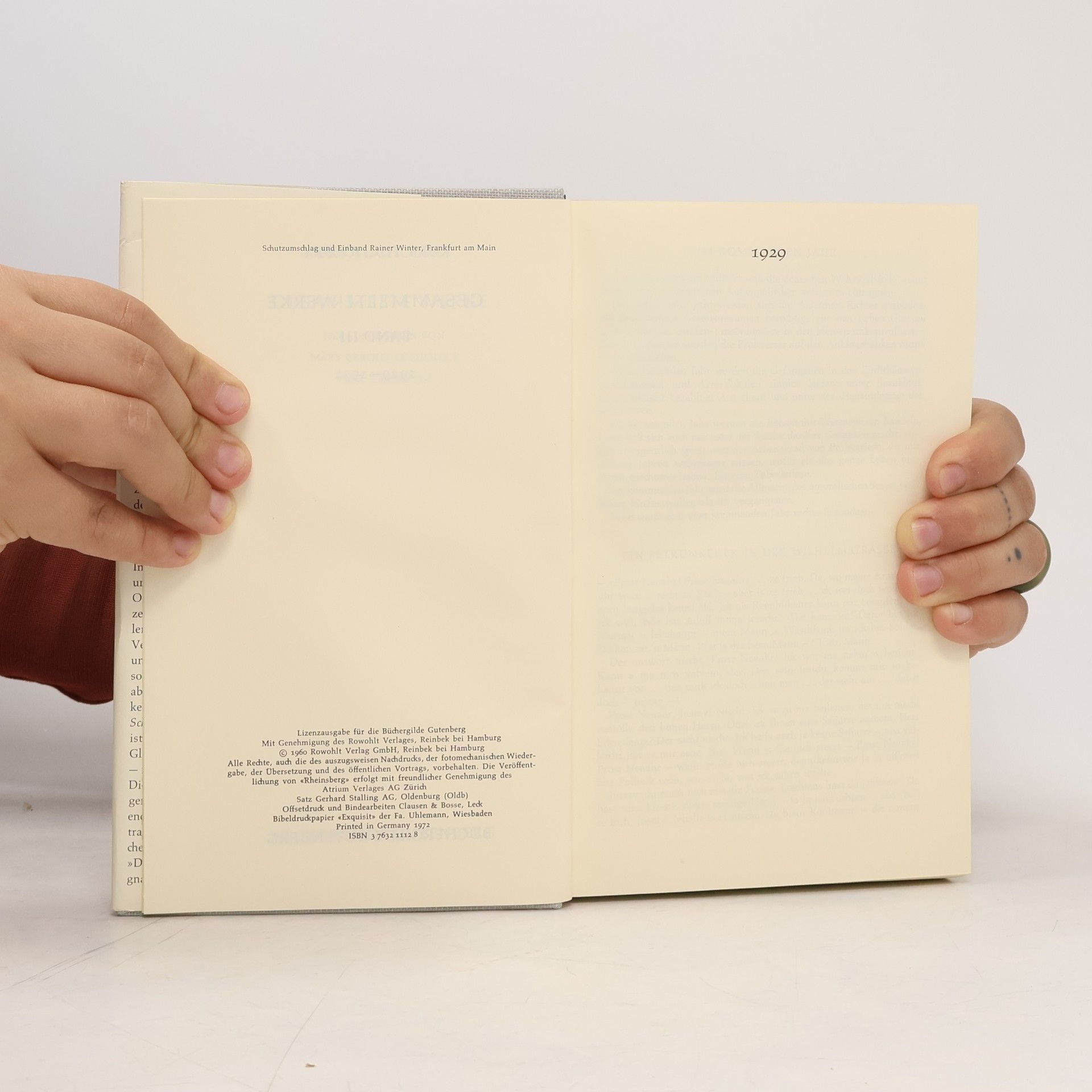 Kurt Tucholsky Gesammelte Werke 1929-1932