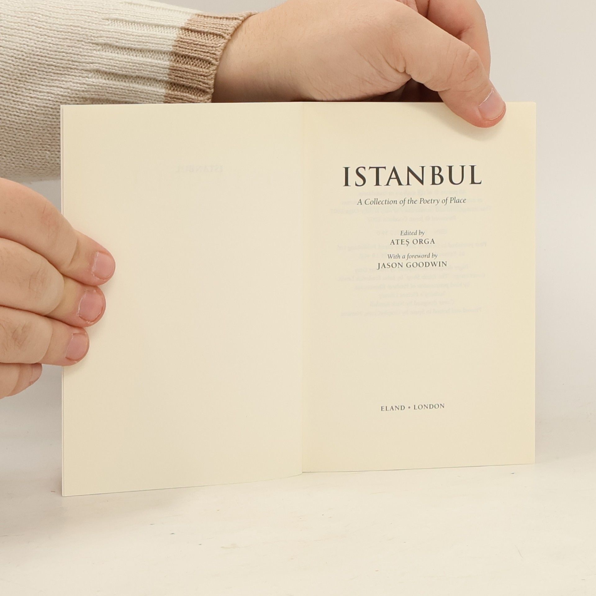 Ates Orga Poetry of Place: Istanbul