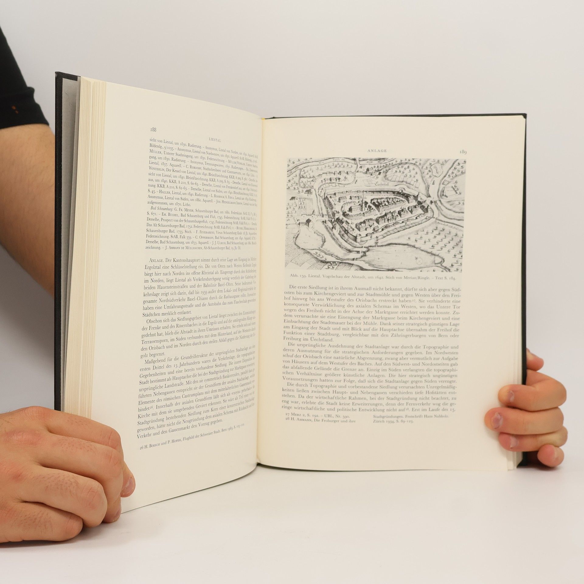 Hans Rudolf Heyer Die Kunstdenkmäler des Kantons Basel-Landschaft Bd 2: Stadt und Bezirk Liestal