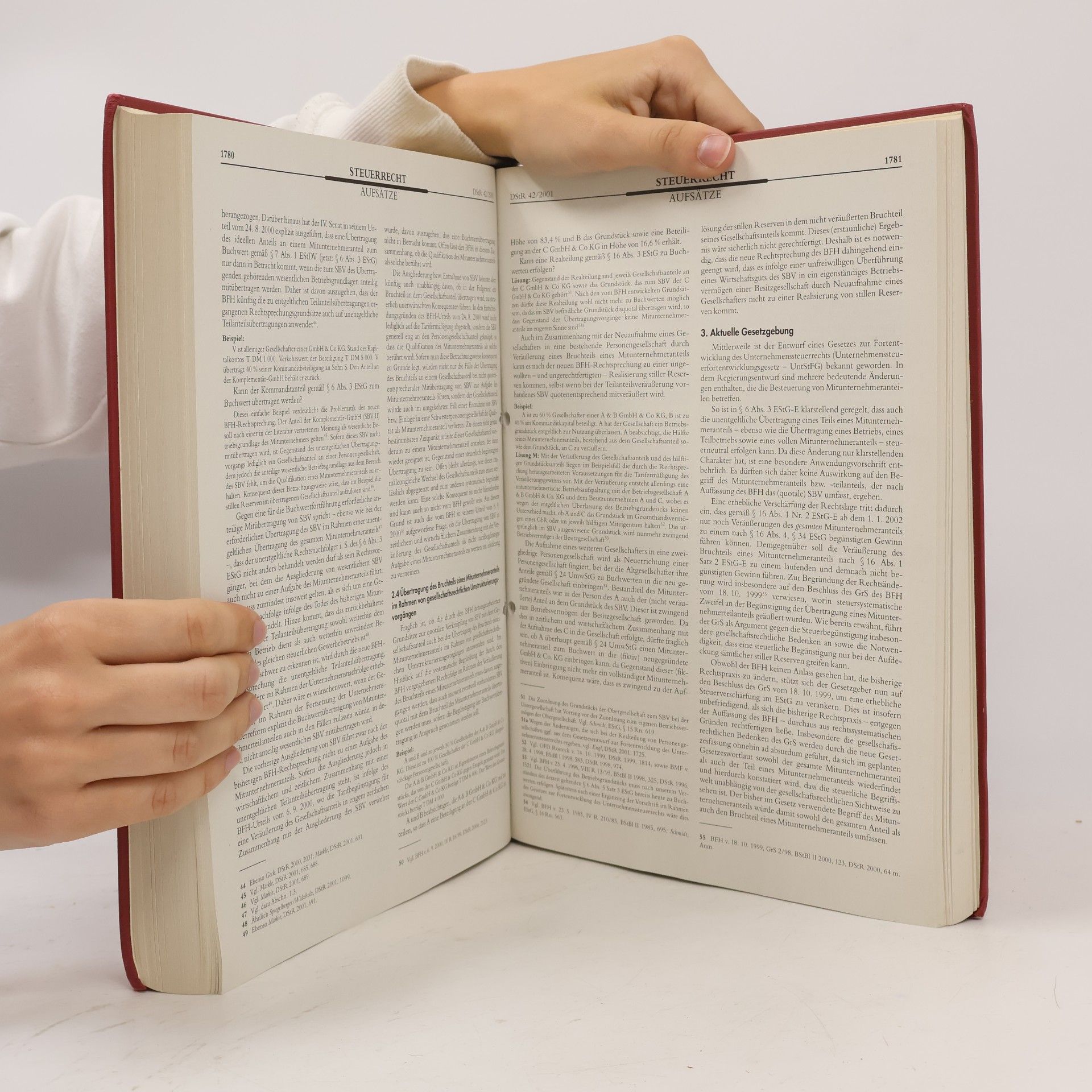 Autorenkollektiv Deutsches Steuerrecht 2001/II