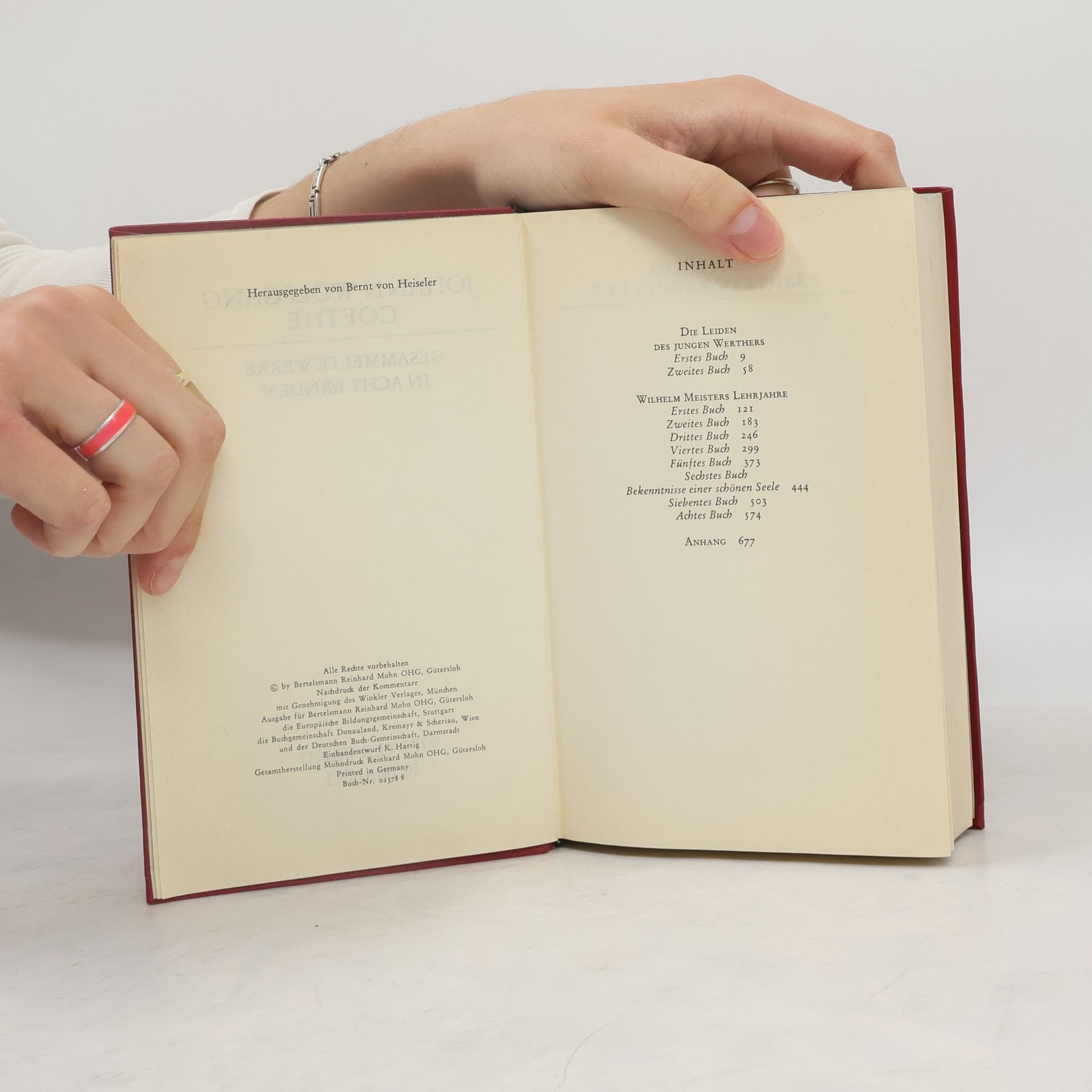 Johann Wolfgang von Goethe Goethe Werke 4