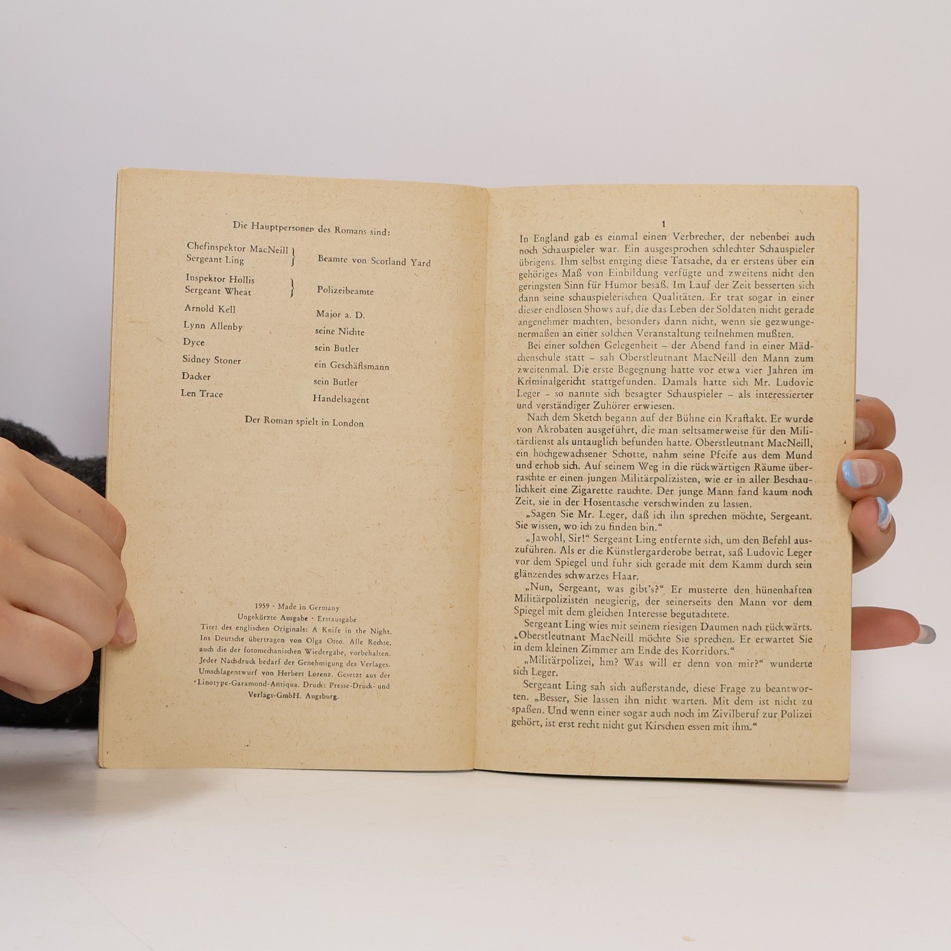 M. W. Duncan Geschäft mit der Schönheit