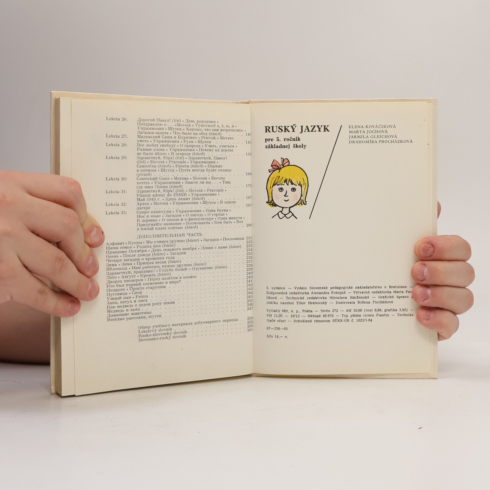 Various authors Ruský jazyk pre 5. ročník základnej školy