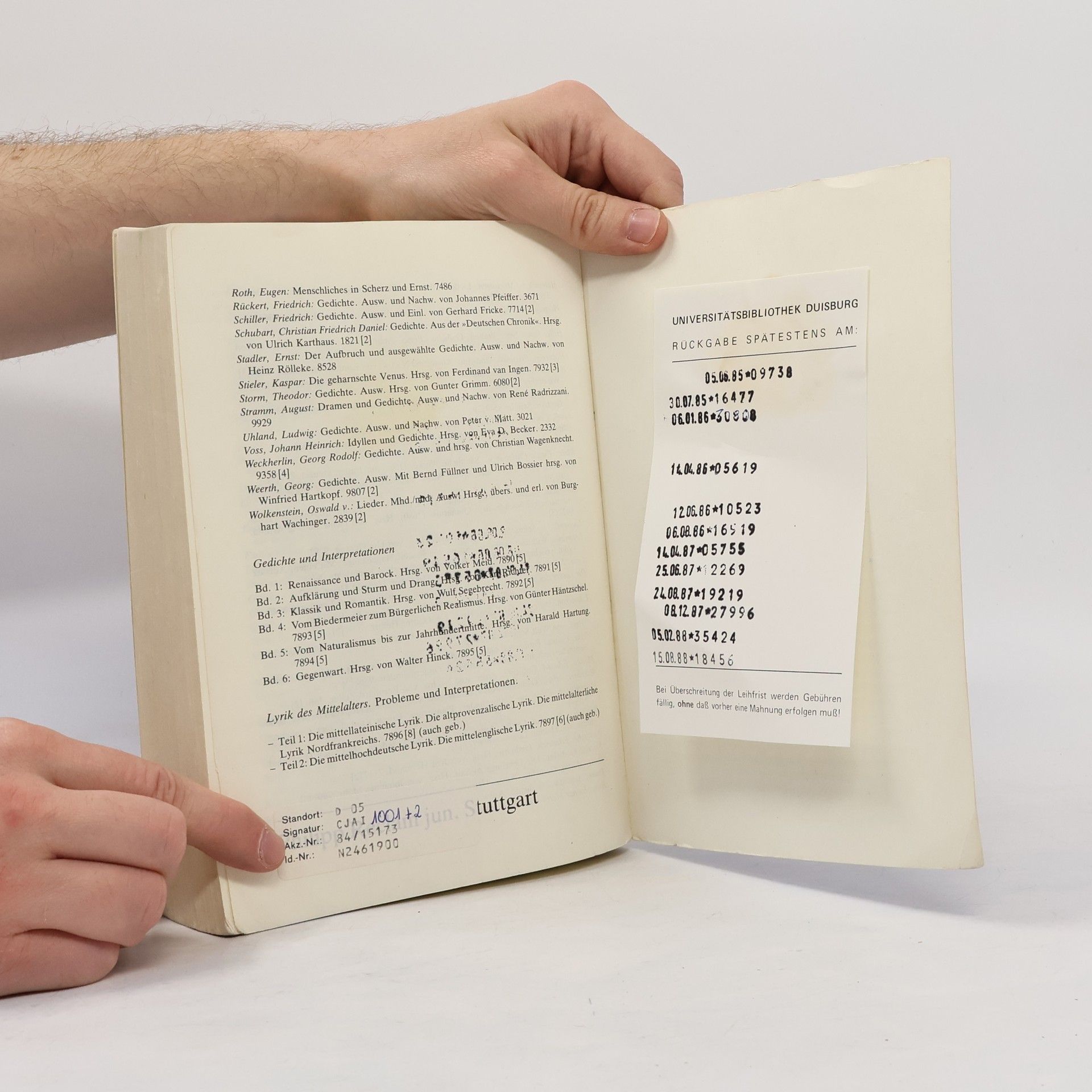 Autorenkollektiv Geschichte der deutschen Lyrik