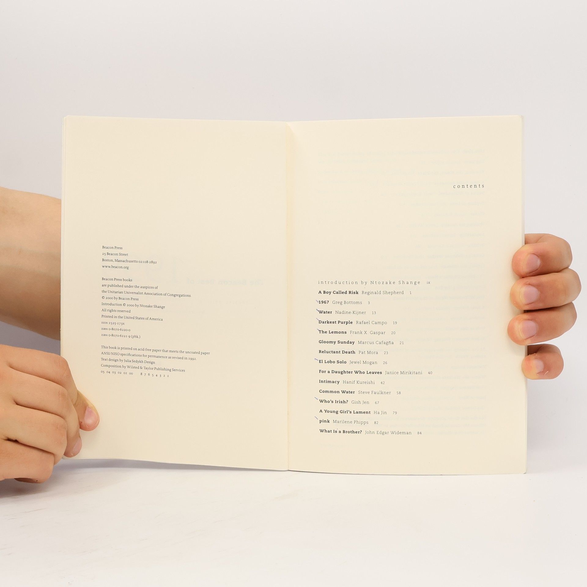 Ntozake Shange Beacon Anthology: The Beacon Best of 1999