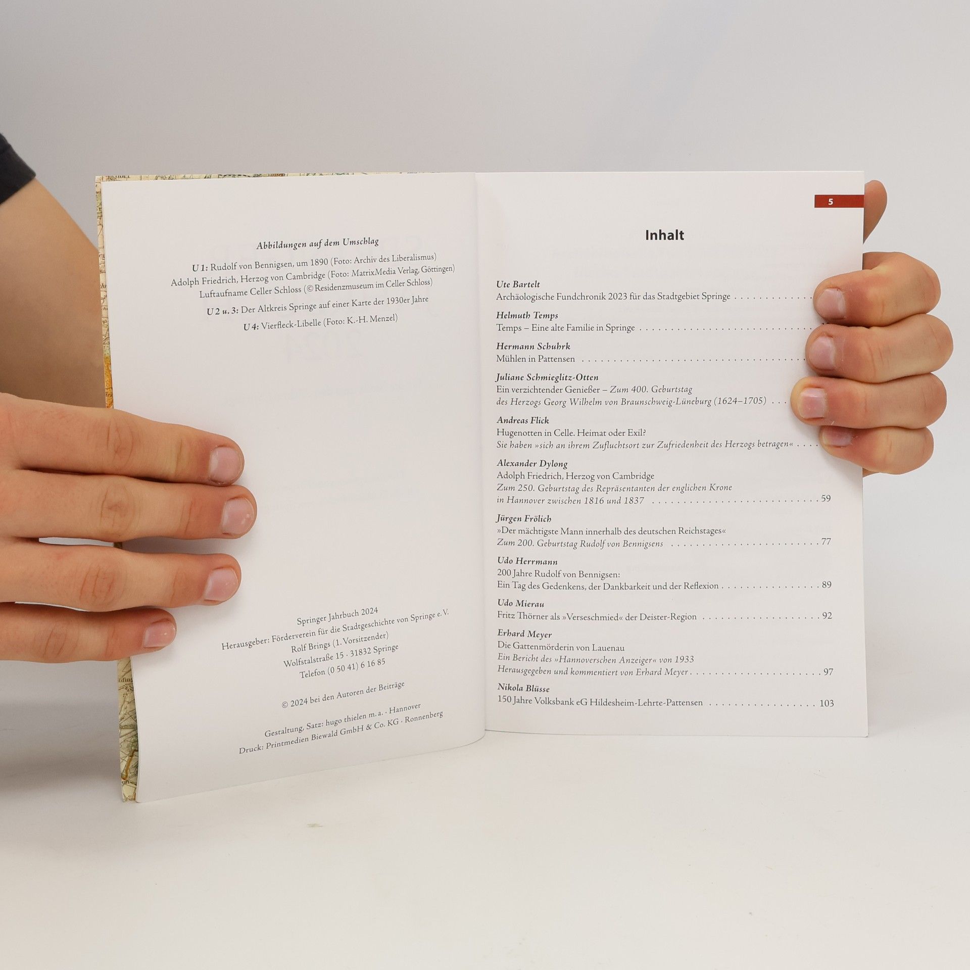Various authors Springer Jahrbuch 2024 für die Stadt und den Altkreis Springe