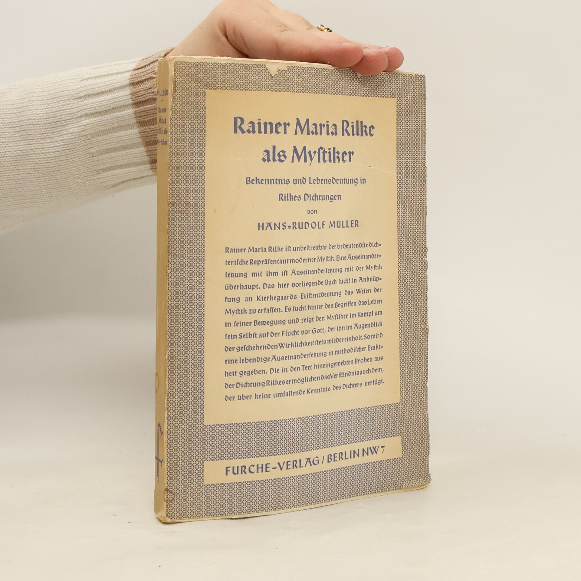 Hans Rudolph Müller Rainer Maria Rilke als Mystiker