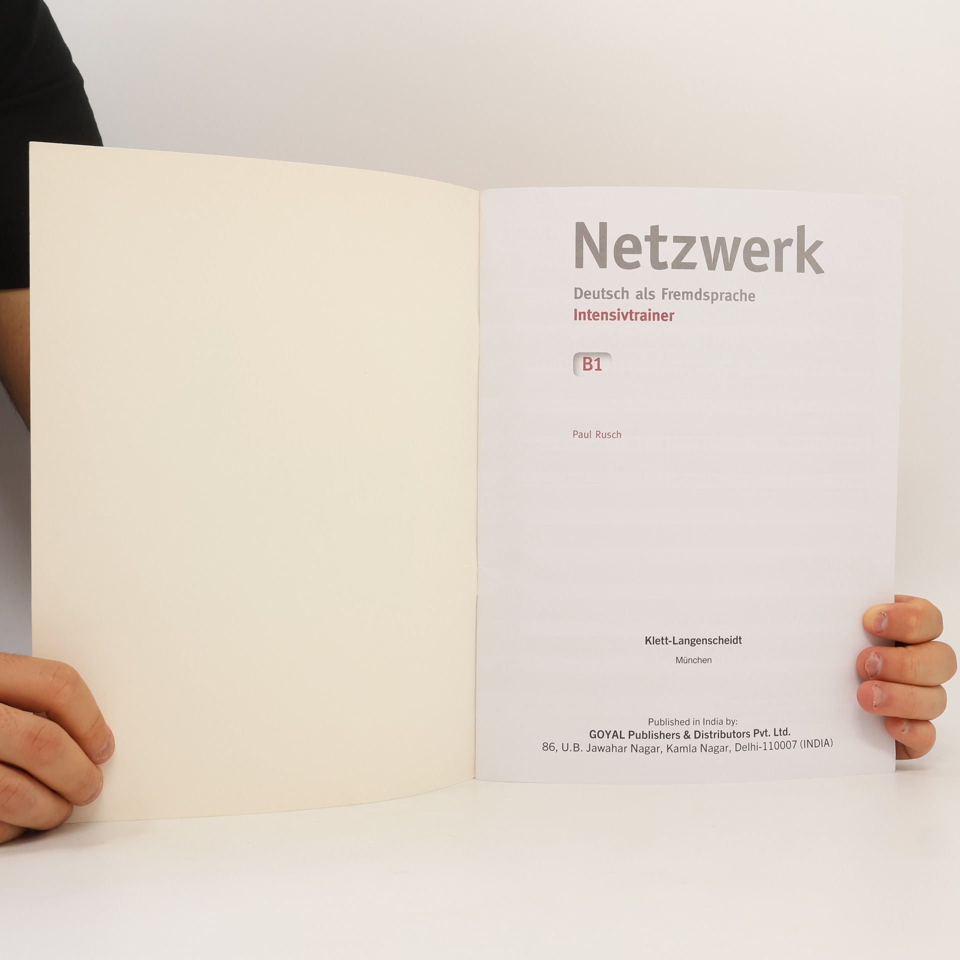 Paul Rusch Netzwerk Deutsch als Fremdsprache Intensivtrainer B1
