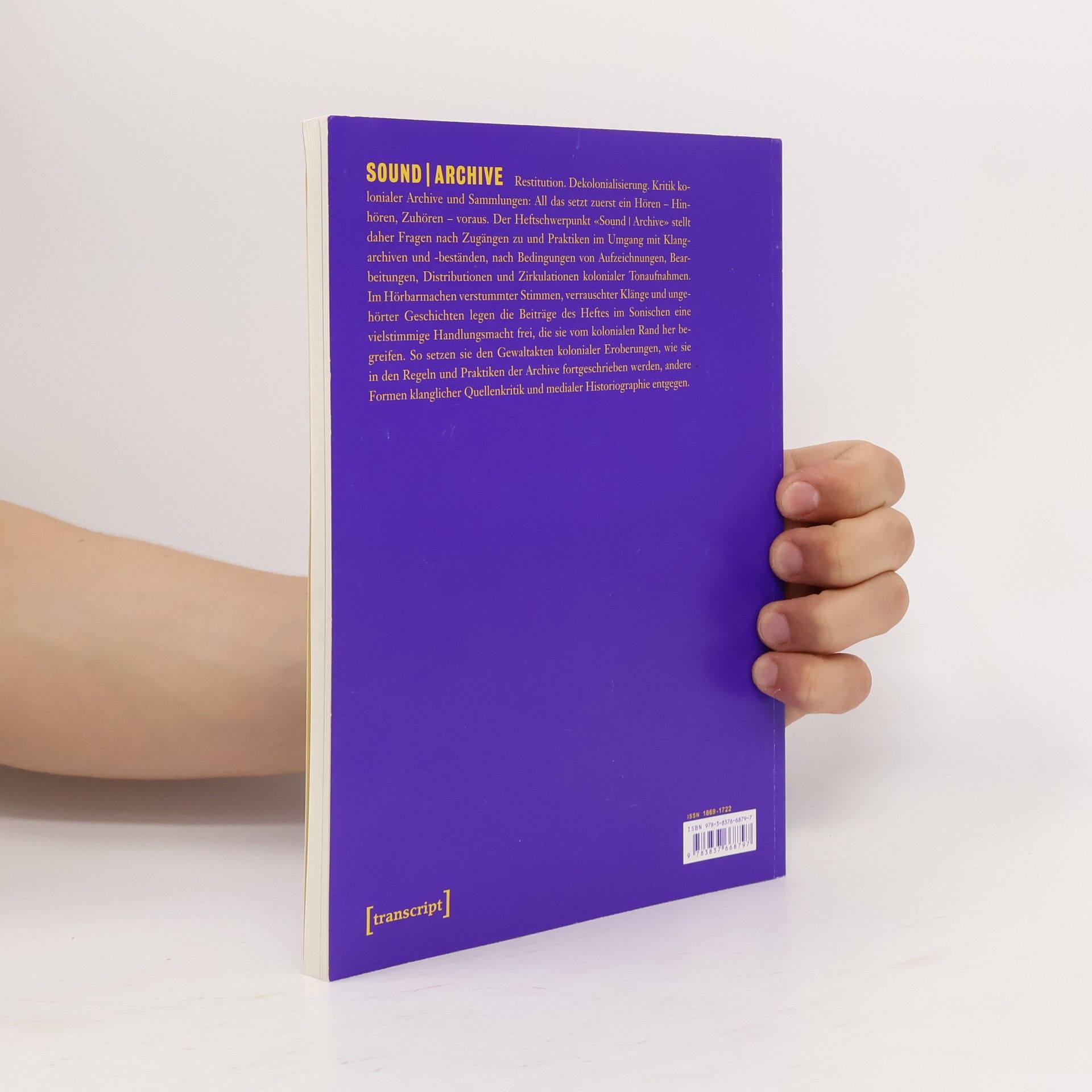 Sound | Archive - 31: Zeitschrift für Medienwissenschaft