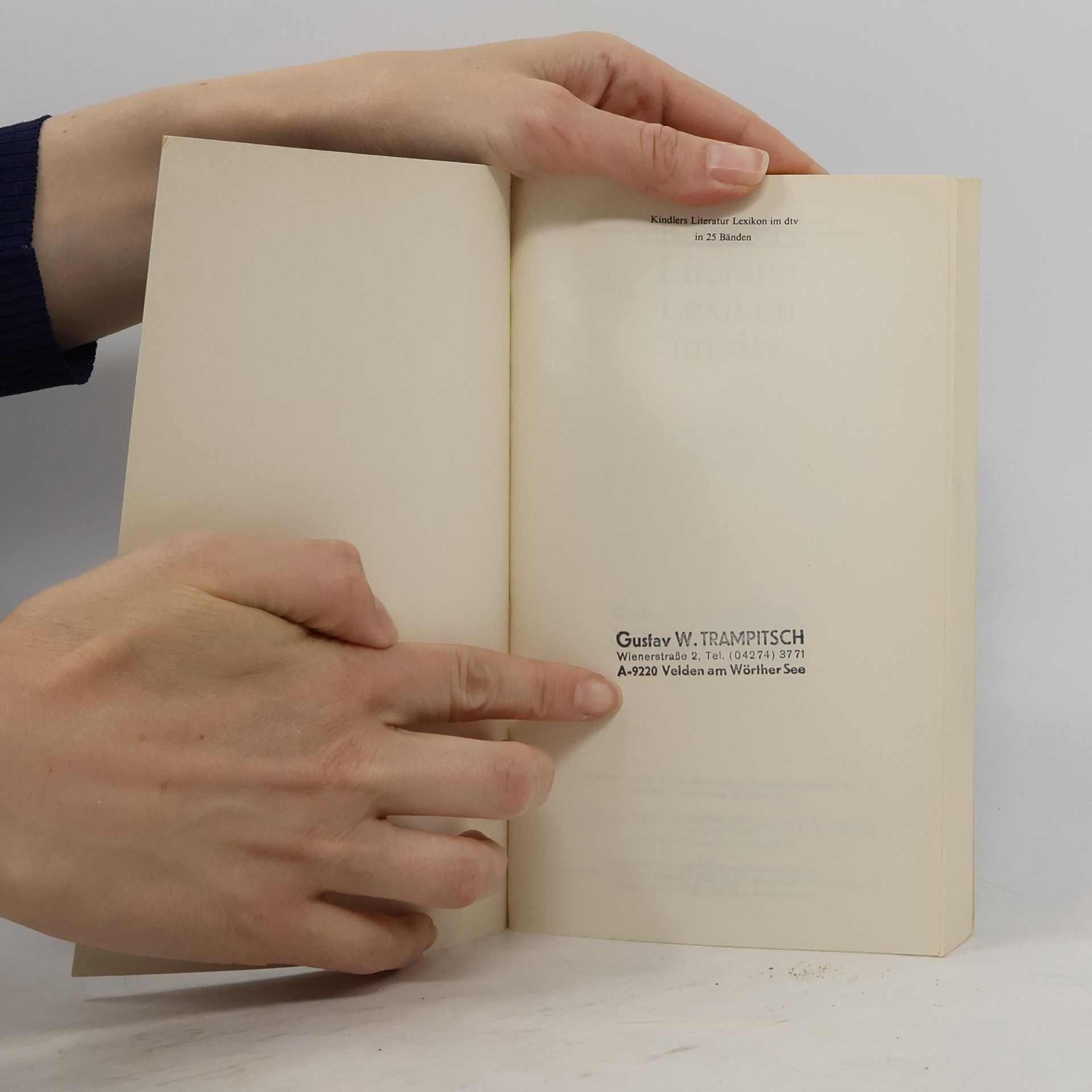 Wolfgang von Einsiedel Kindlers Literatur Lexikon Band 1