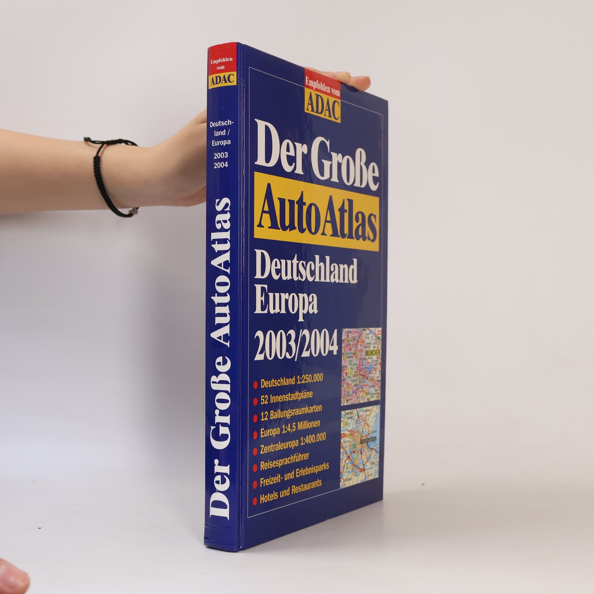 Collectif d'auteurs Der Große Auto Atlas Deutschland Europa 2003/2004