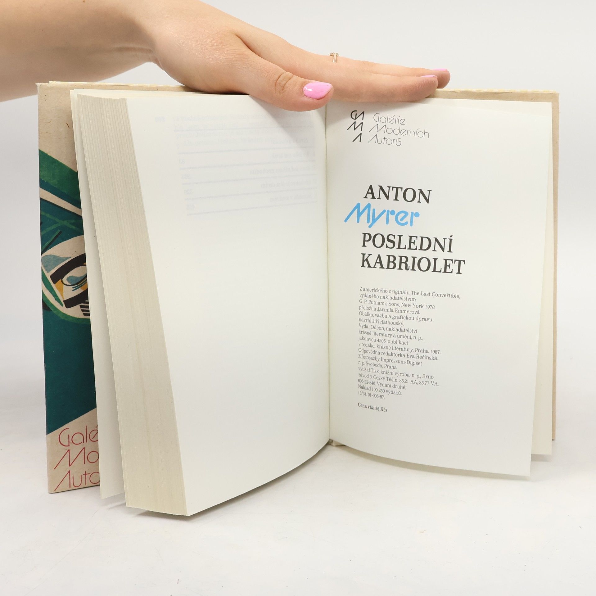 Anton Myrer Poslední kabriolet