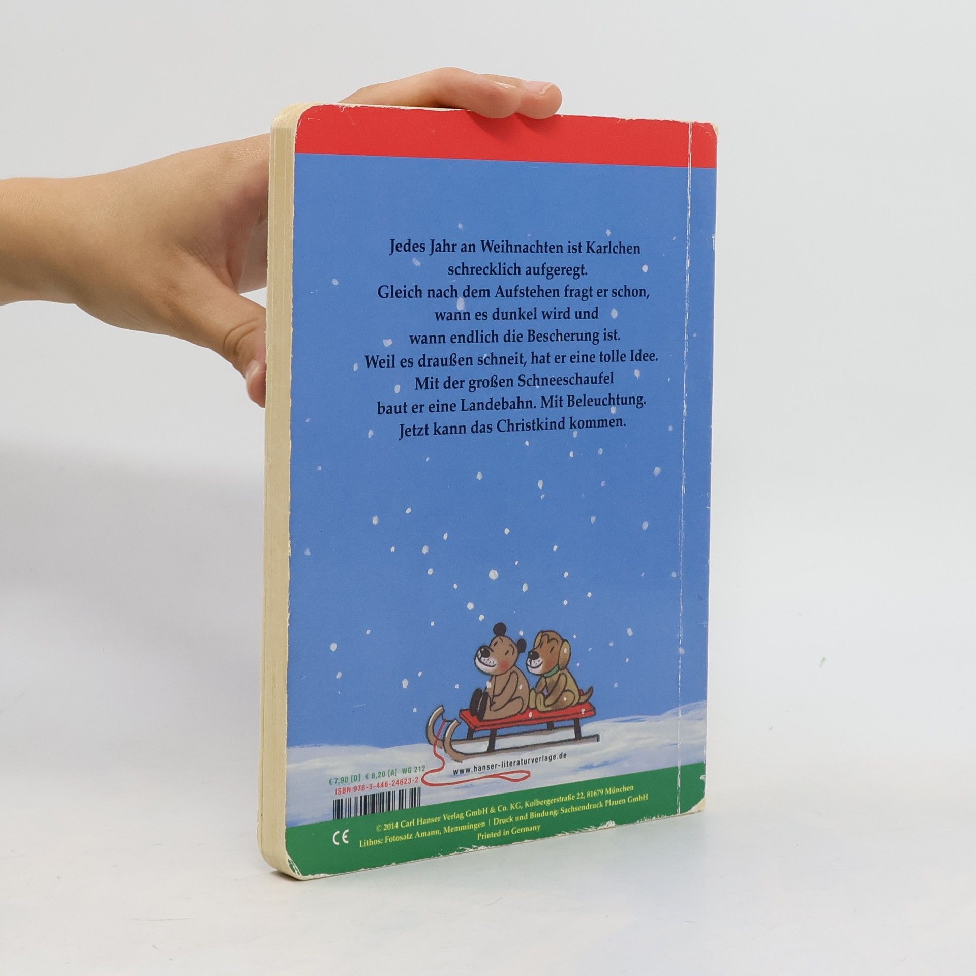 Rotraut Susanne Berner Karlchen freut sich auf Weihnachten